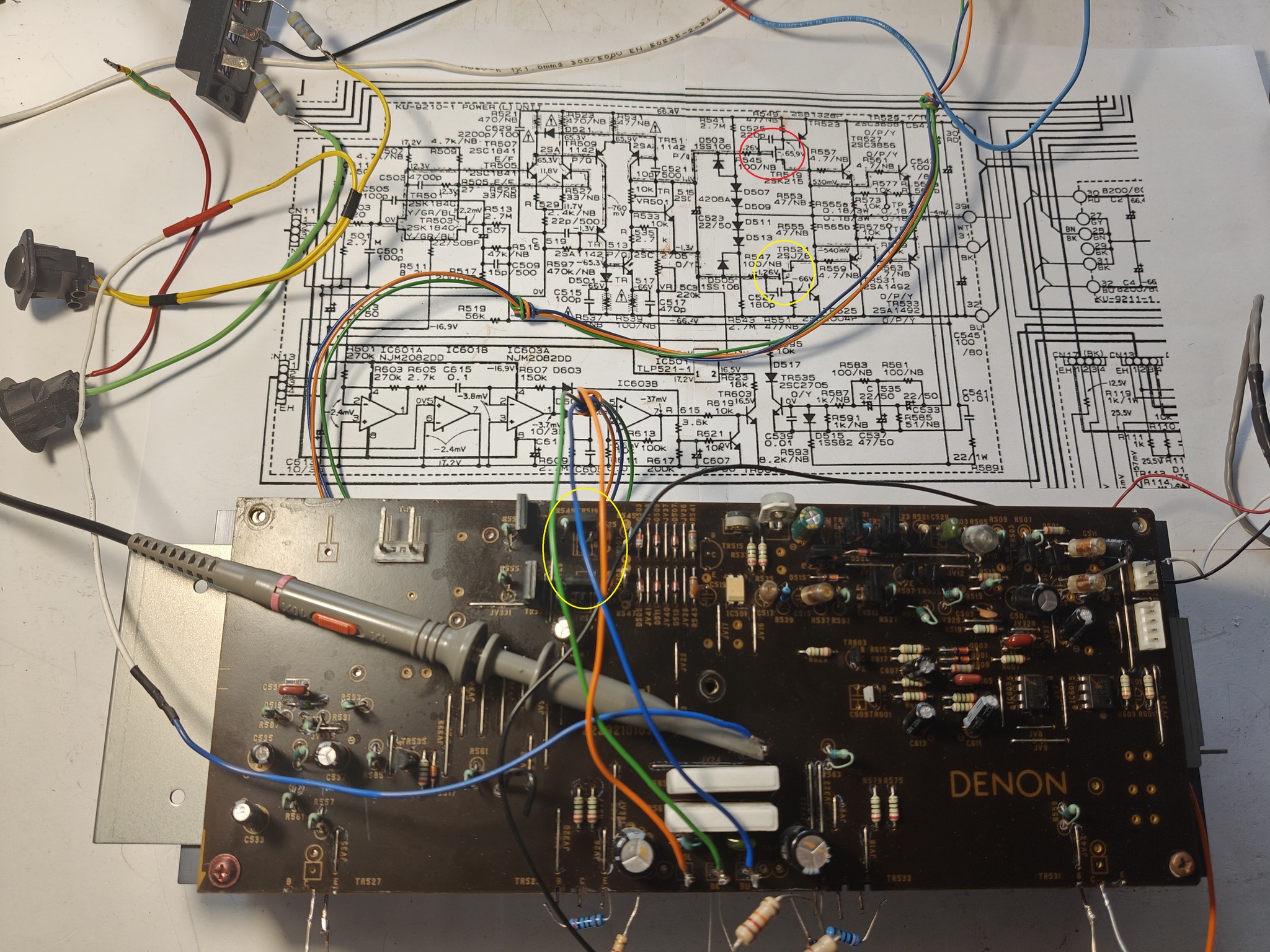 Repairing Optonica SM-1510 amplifier's final stage module IC