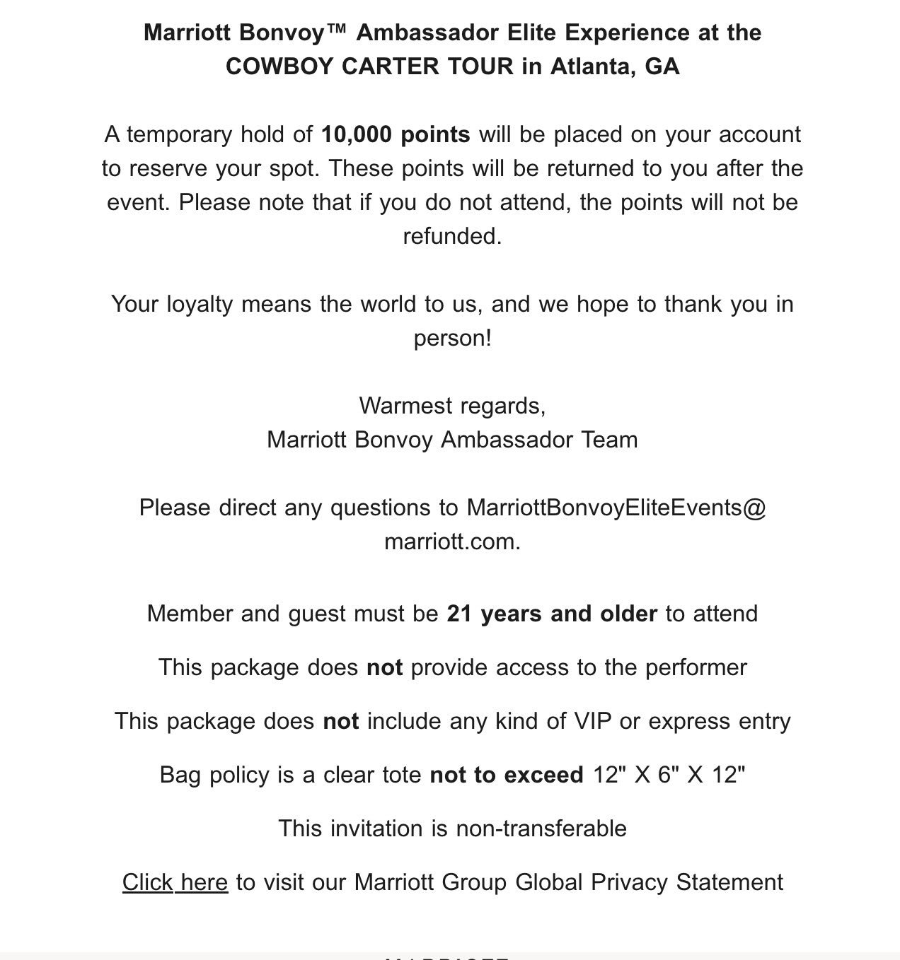 Marriott surprises Marriott Bonvoy elites with ambassador kit