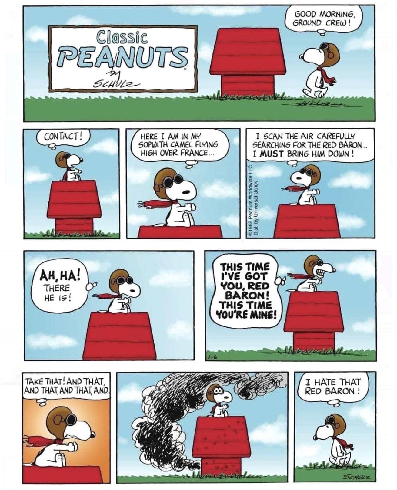 Snoopy Nation | This comic first appeared January 9, 1965. | Facebook