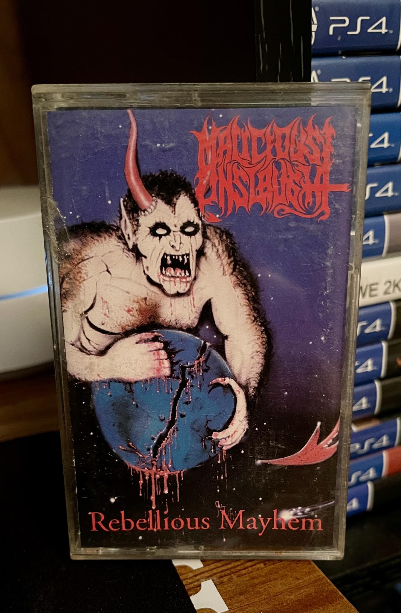 Malicious onslaught/rebellious mayhem