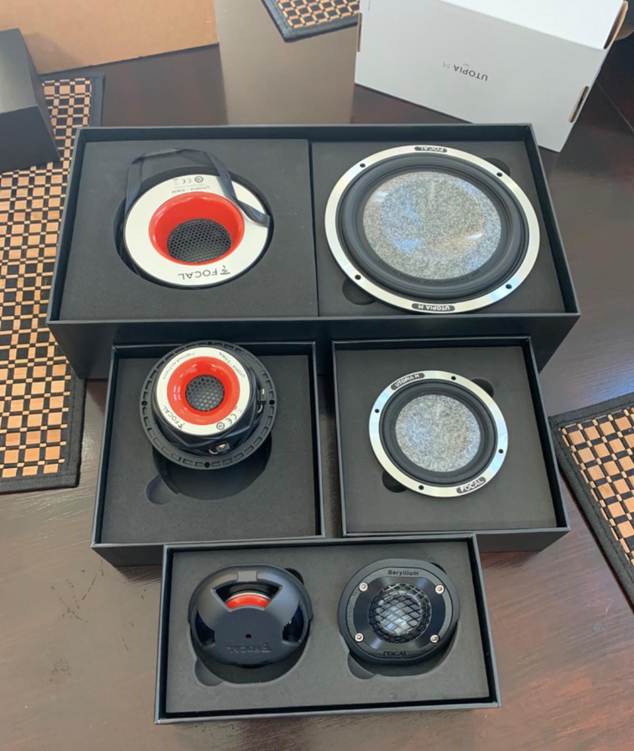 Looking for a Focal Utopia M 3-way active set. DM me.