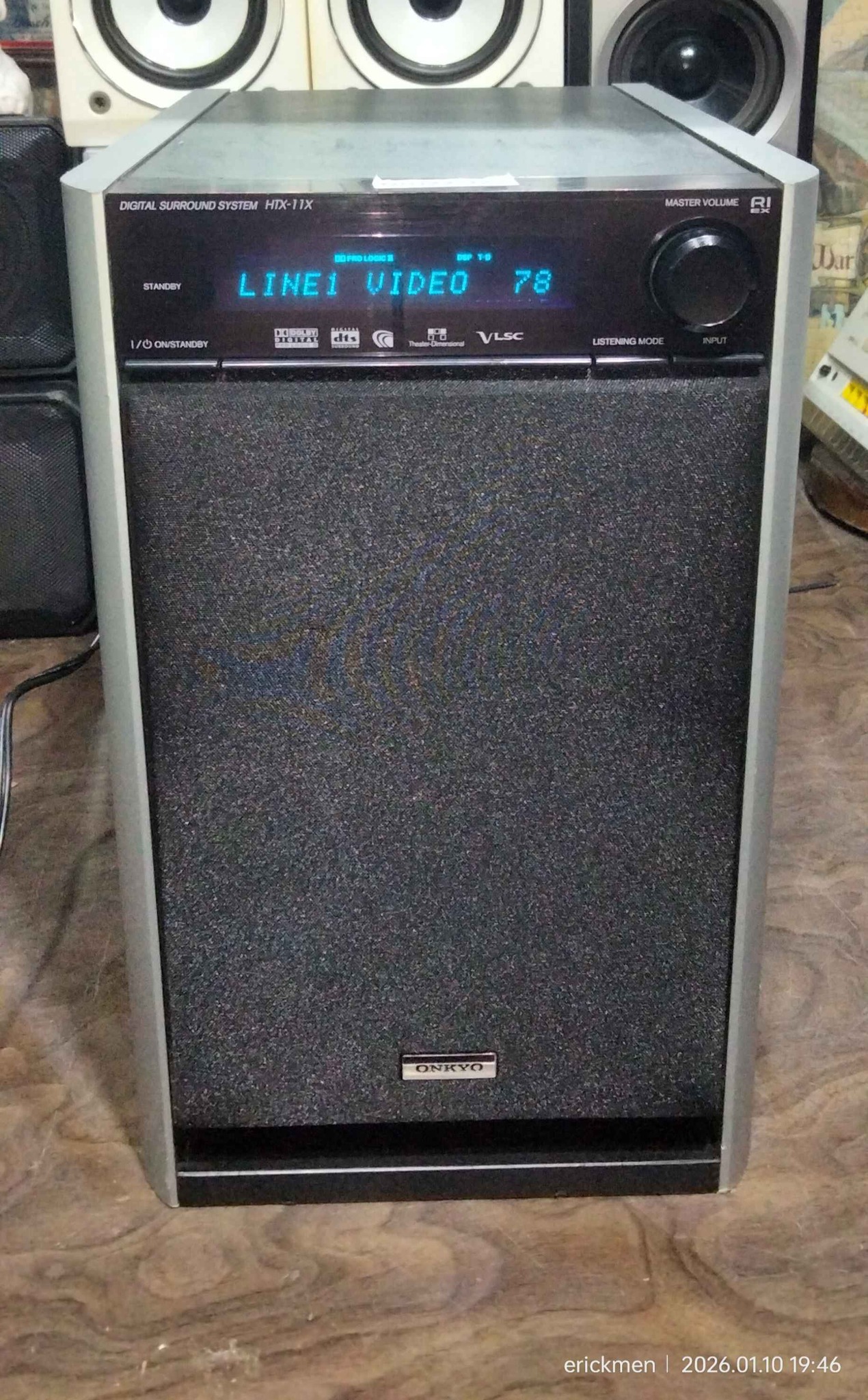ONKYO HTX -11X PAW 2.1 /5.1 Active subwoofer 100-110volts 2.1
