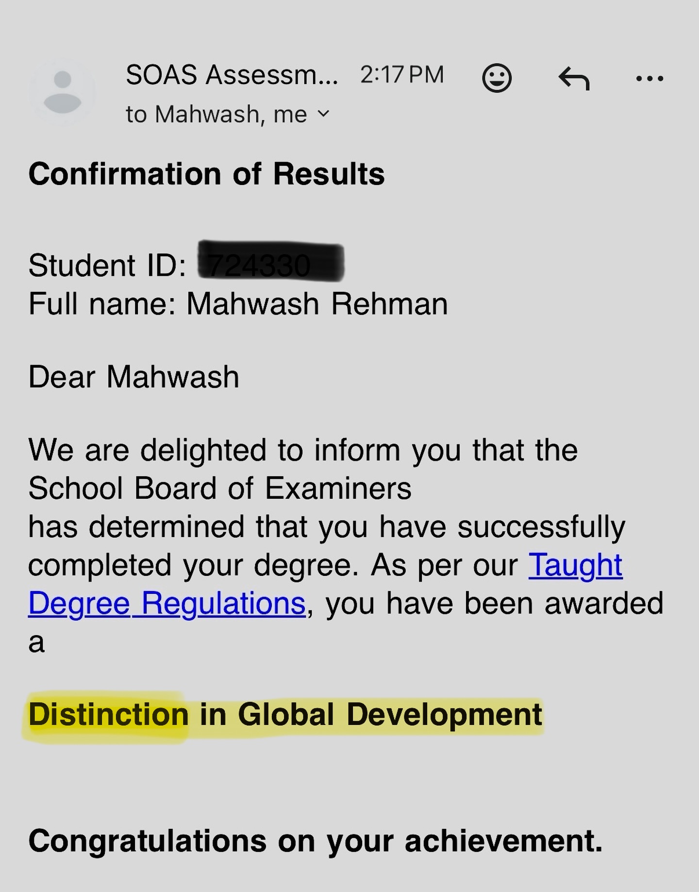 Mahwash Rehman - I am excited to share that I have... | Facebook