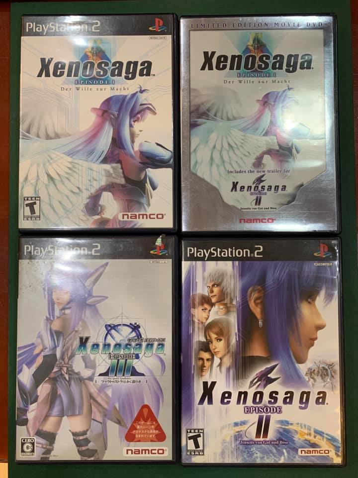 Xenosaga 1 2 3 NTSC-J Collezione Completa Xenosaga Per PS2 - Giochi 1, 2, 3, 1 Reloaded E Freaks (Versione Giapponese NTSC-J) 100% Fragola Manga