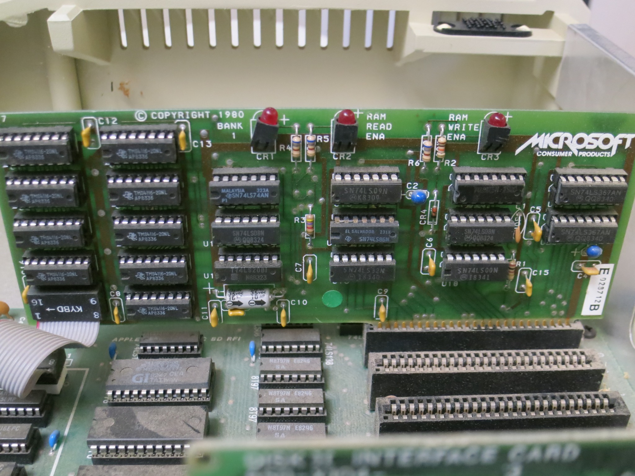 What is the Microsoft card for Apple II?