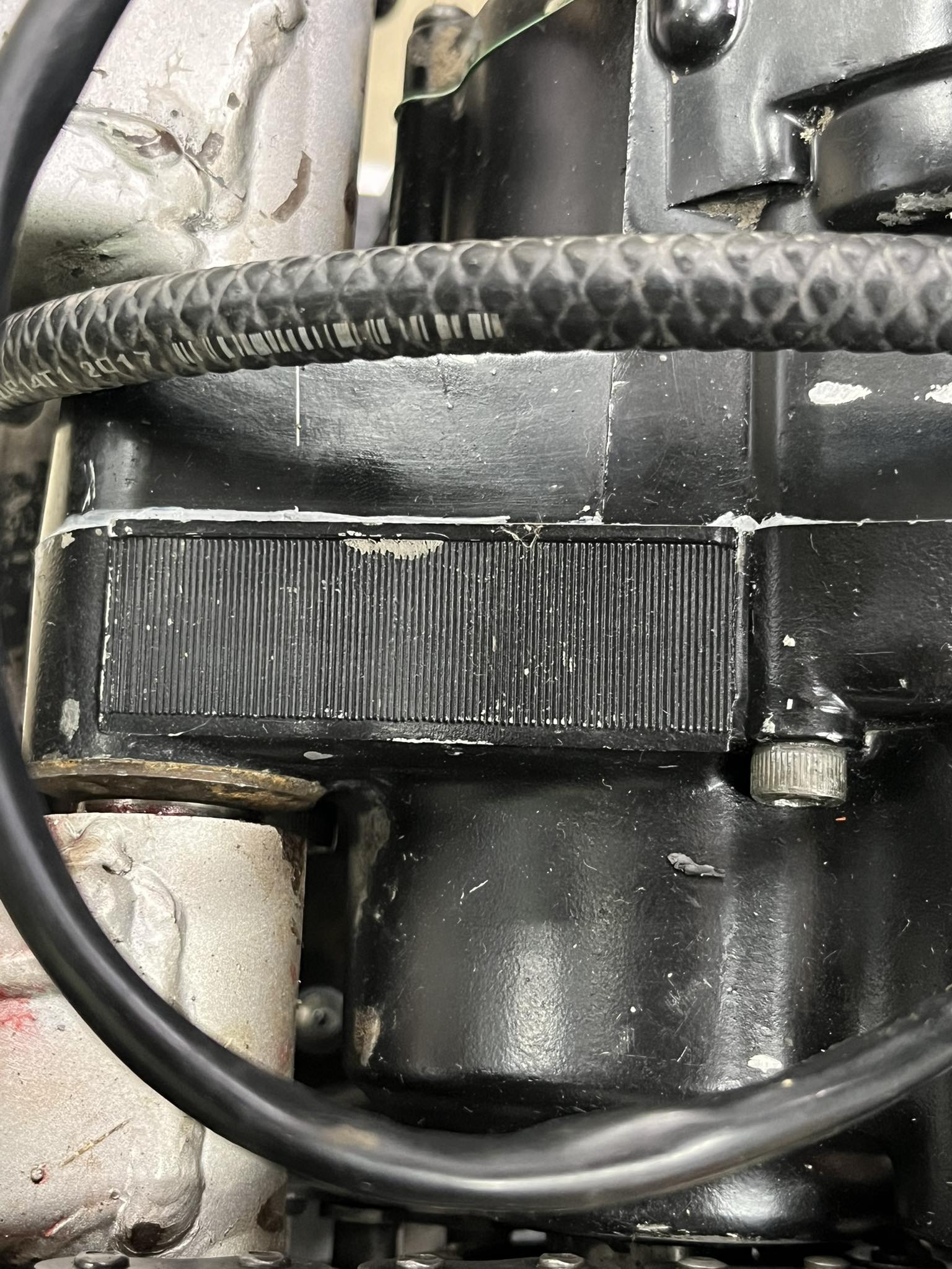 Are the stamped numbers on the cases of a zs190 engine missing or