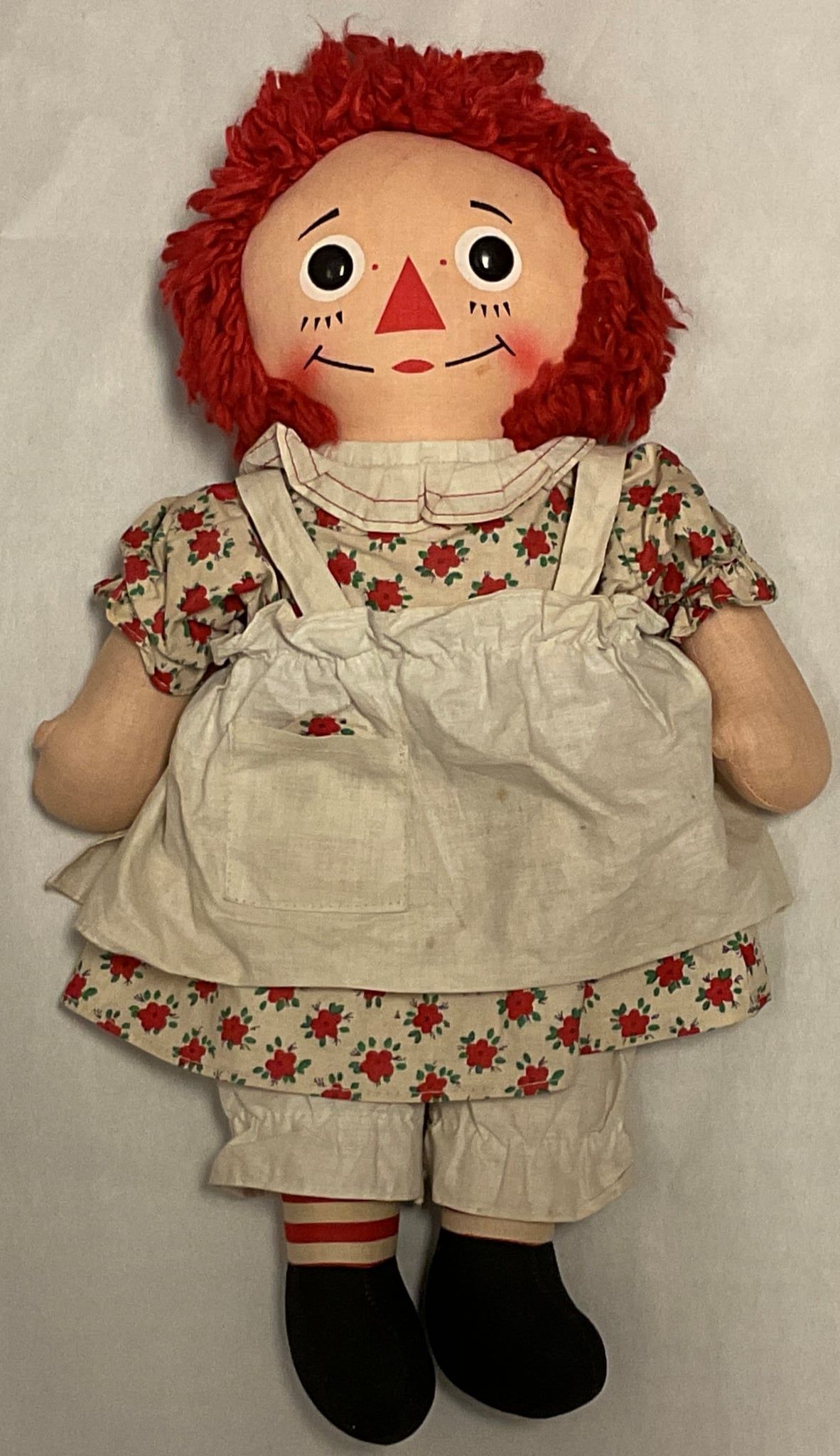 raggedy ann red dress Handmade 17" Doll in Yellow Print  Dedham Exchange This figure is designed with the timeless Vintage Raggedy Ann Doll Red