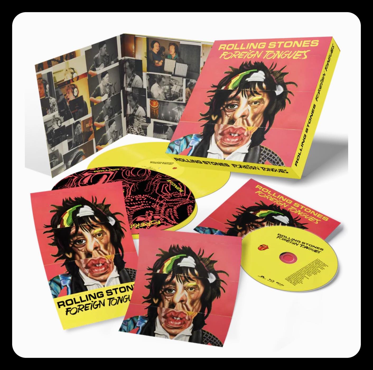 The Rolling Stones' new album Foreign Tongues on green vinyl