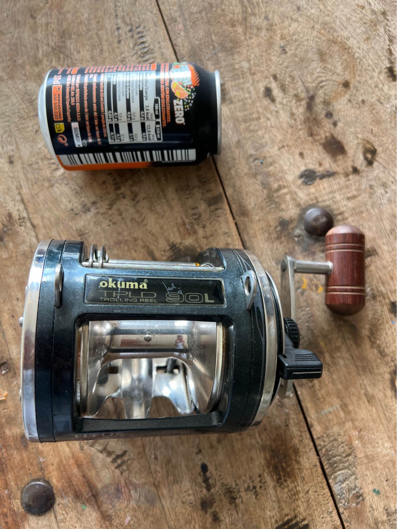 Okuma Titus Platinum Ultima trolling fishing reel model TPLD 90L