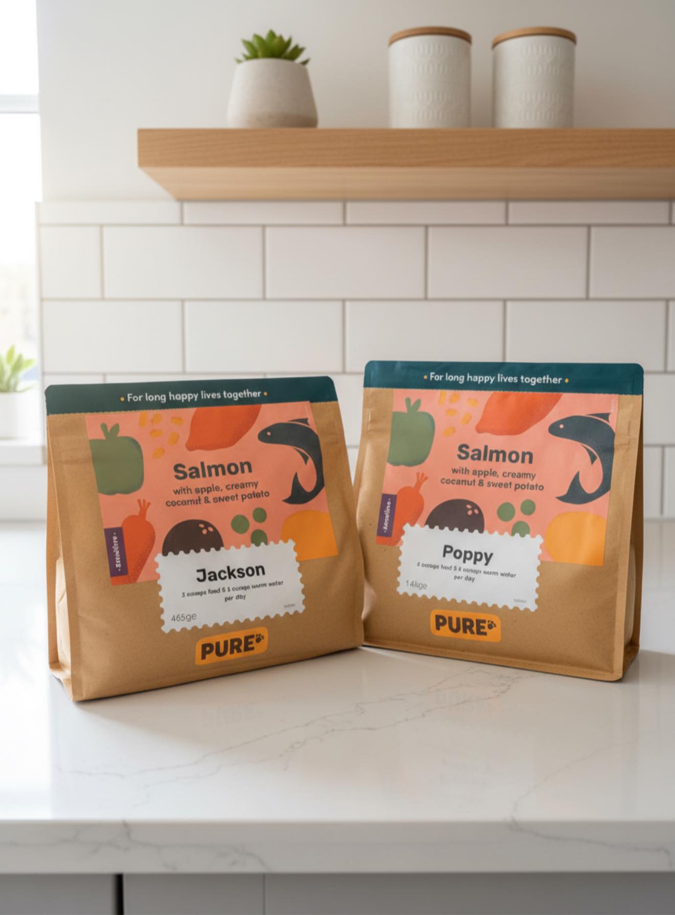 Purepetfood salmon dog food for sale