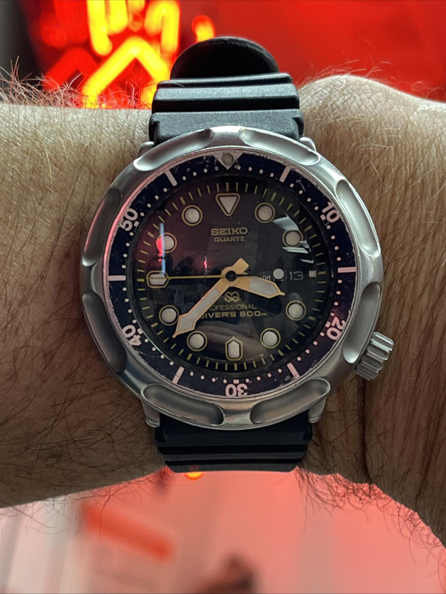 Vintage Seiko 7c46-6009 diver watch found