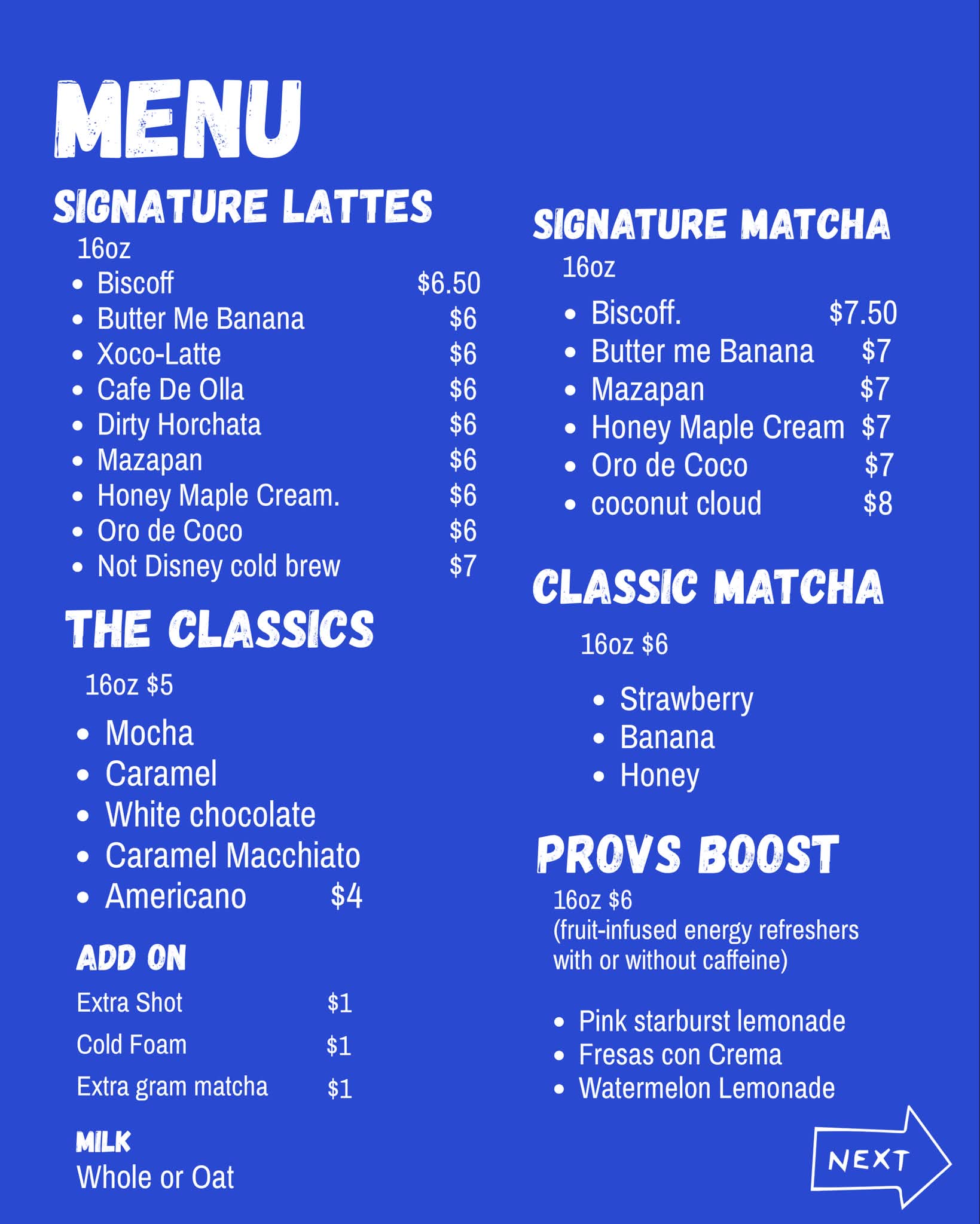 Hey Corona! Let PROVSCOFFEE be your local caffeine plug.