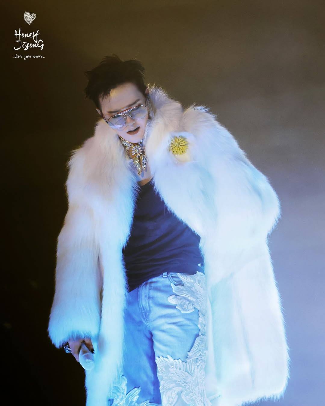 What brand is this white fur coat?