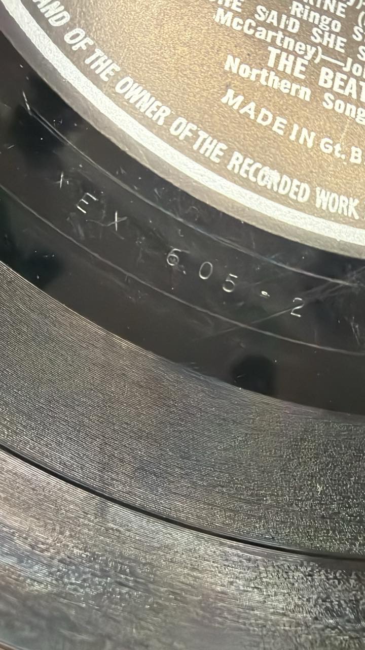 What is the Beatles Revolver LP with matrix XEX 605-2?