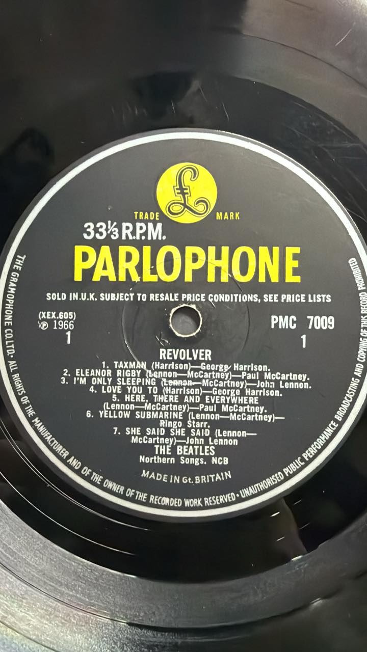 What is the Beatles Revolver LP with matrix XEX 605-2?