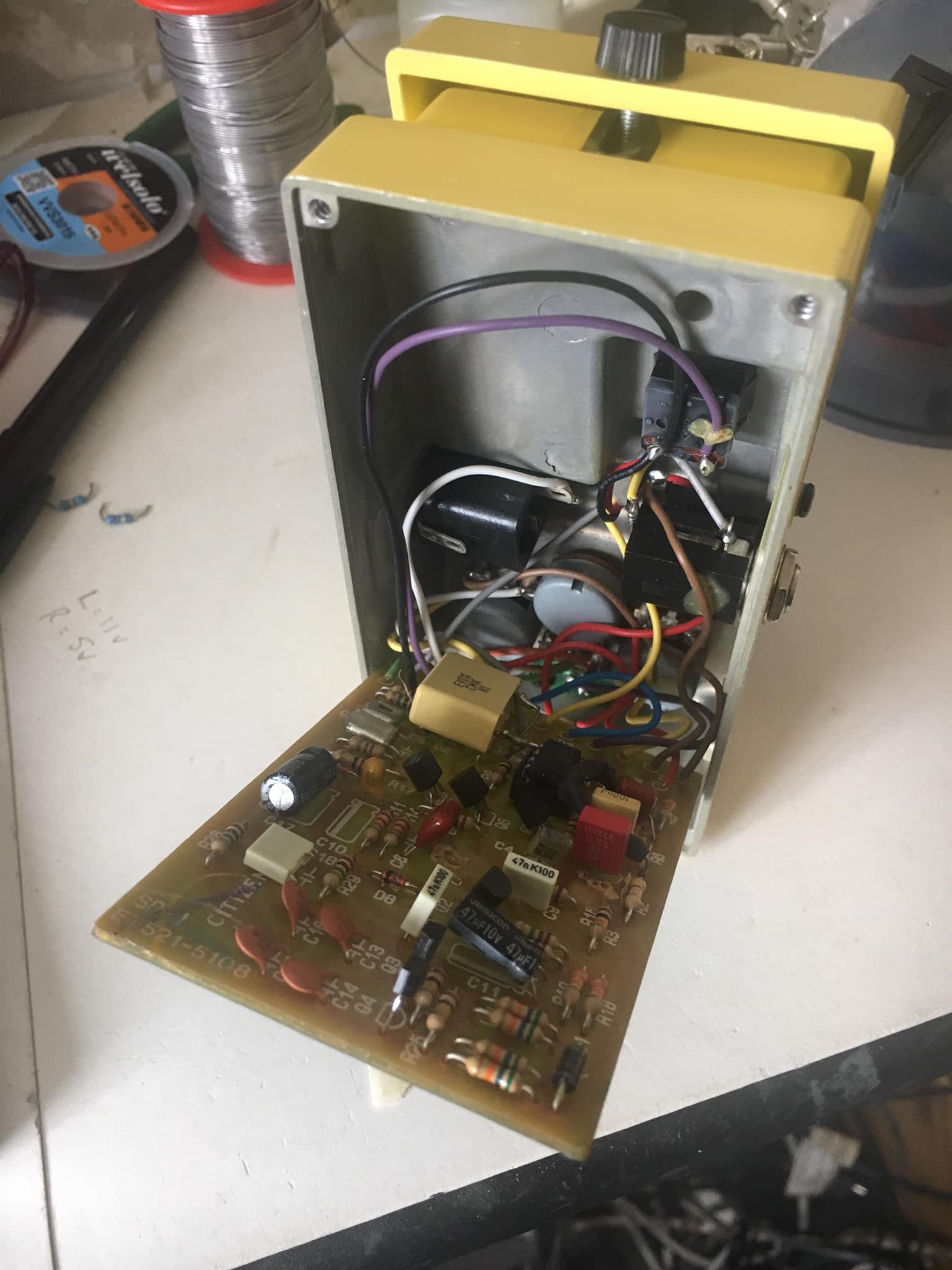 Mod for Boss SD-1 pedal removal guide