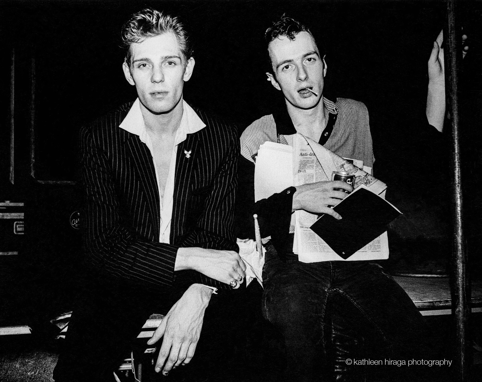 The Clash in Tokyo, 1982, photographed by Shoboru Kikuchi