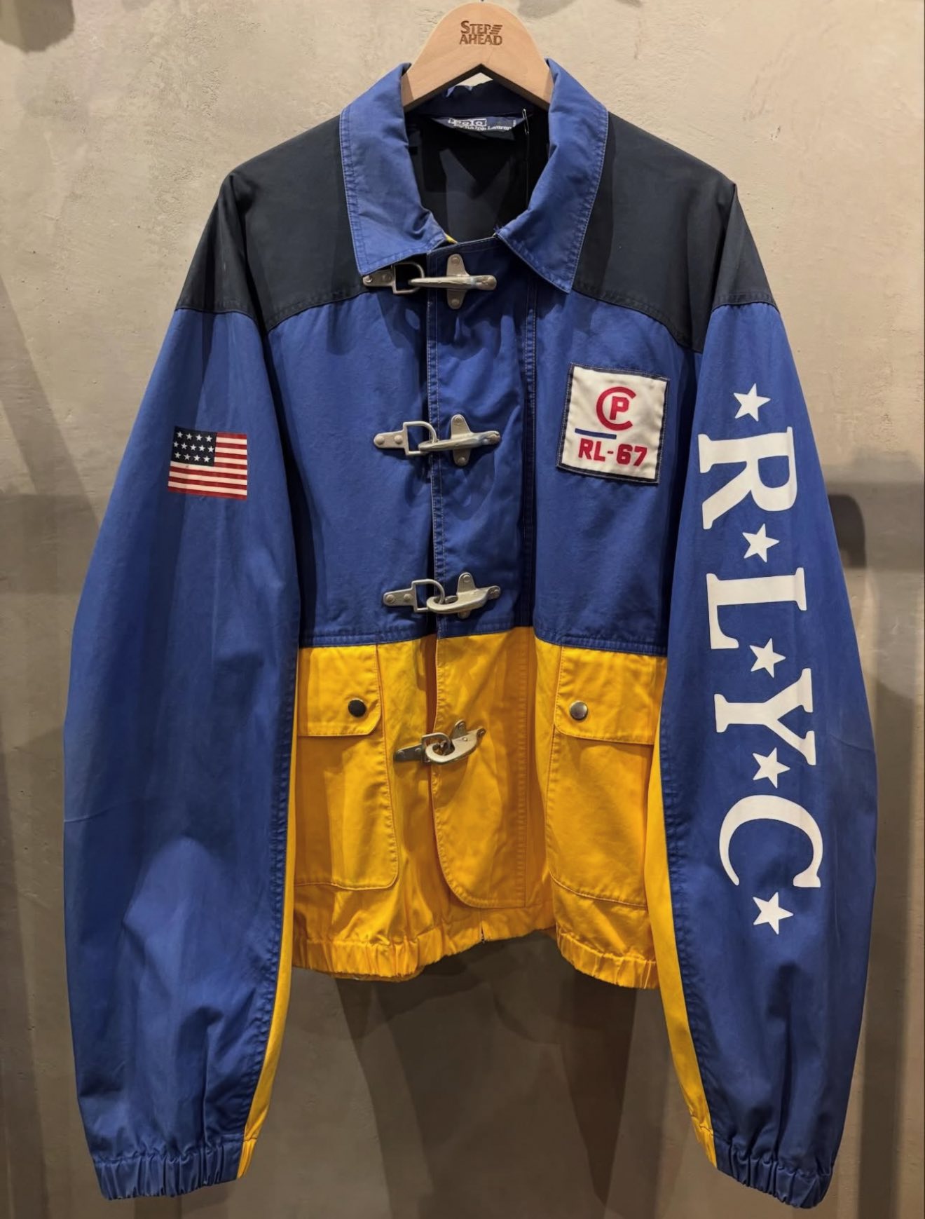 Polo Ralph Lauren fireman jacket details
