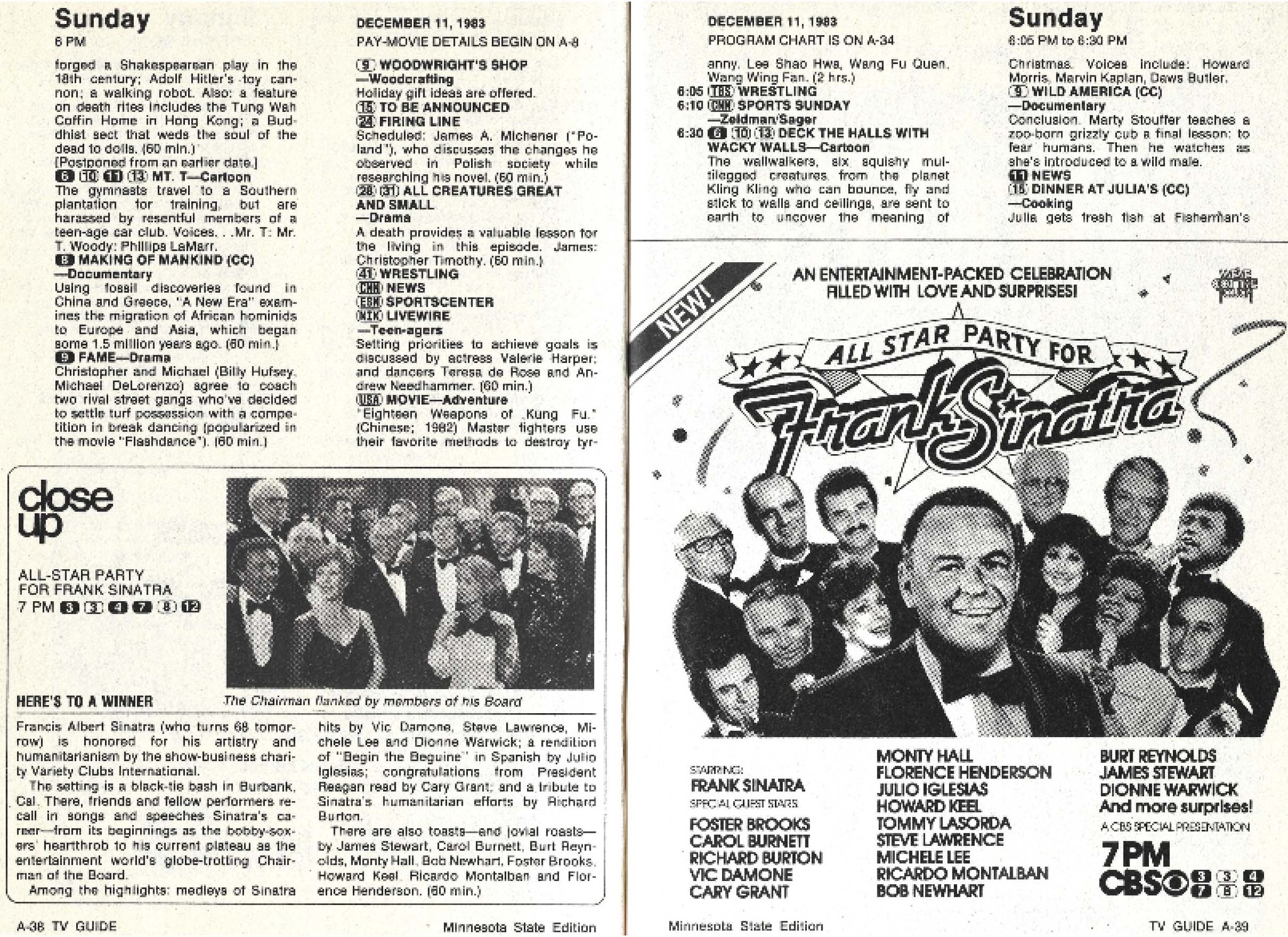 Here's the TV Guide from this week in 1983. Who else misses this?