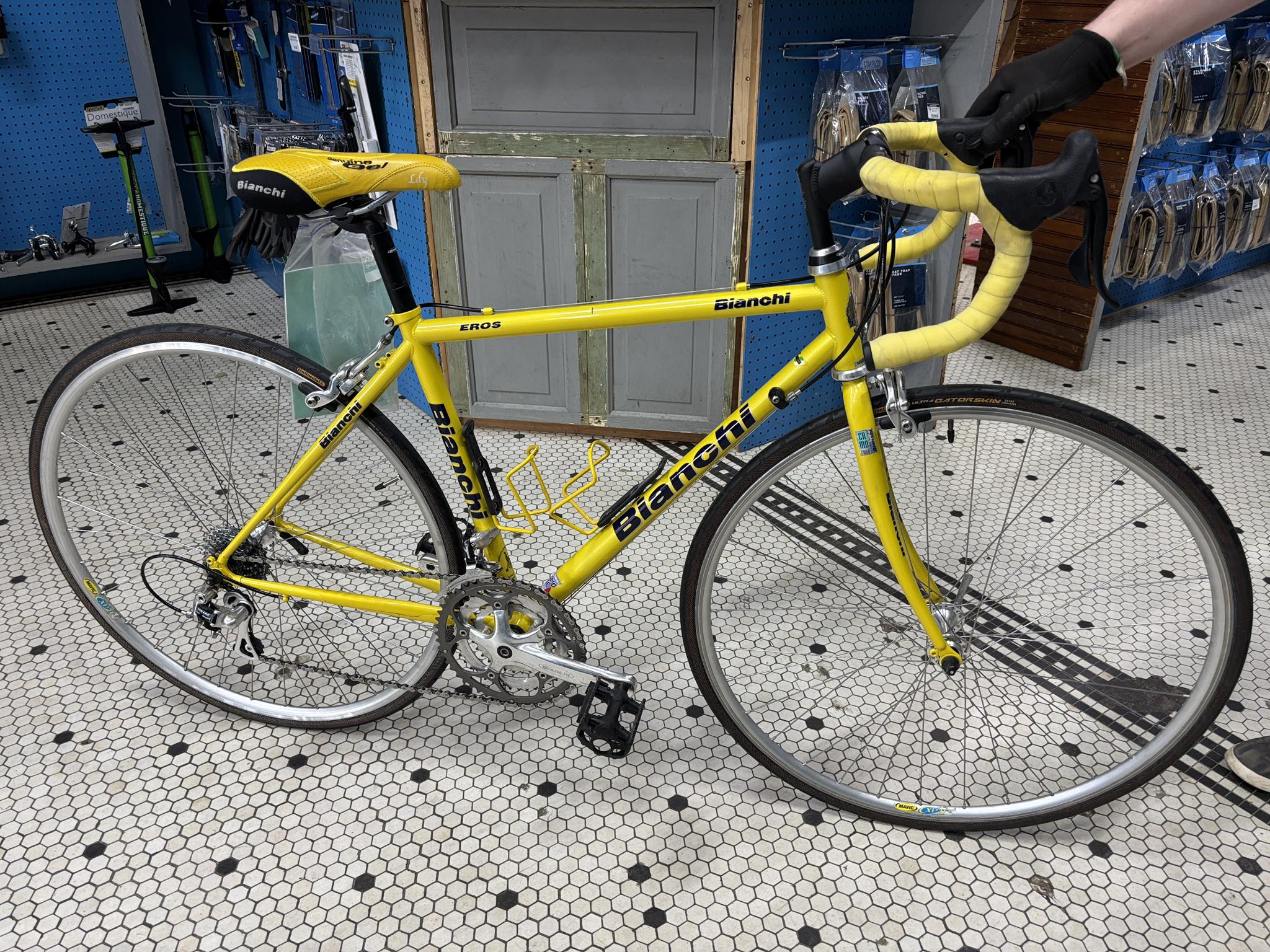 1998 bianchi eros road bike vintage bike, 51cm/Medium, great condition, dark tea  Cycle & Coffee What is the original paint