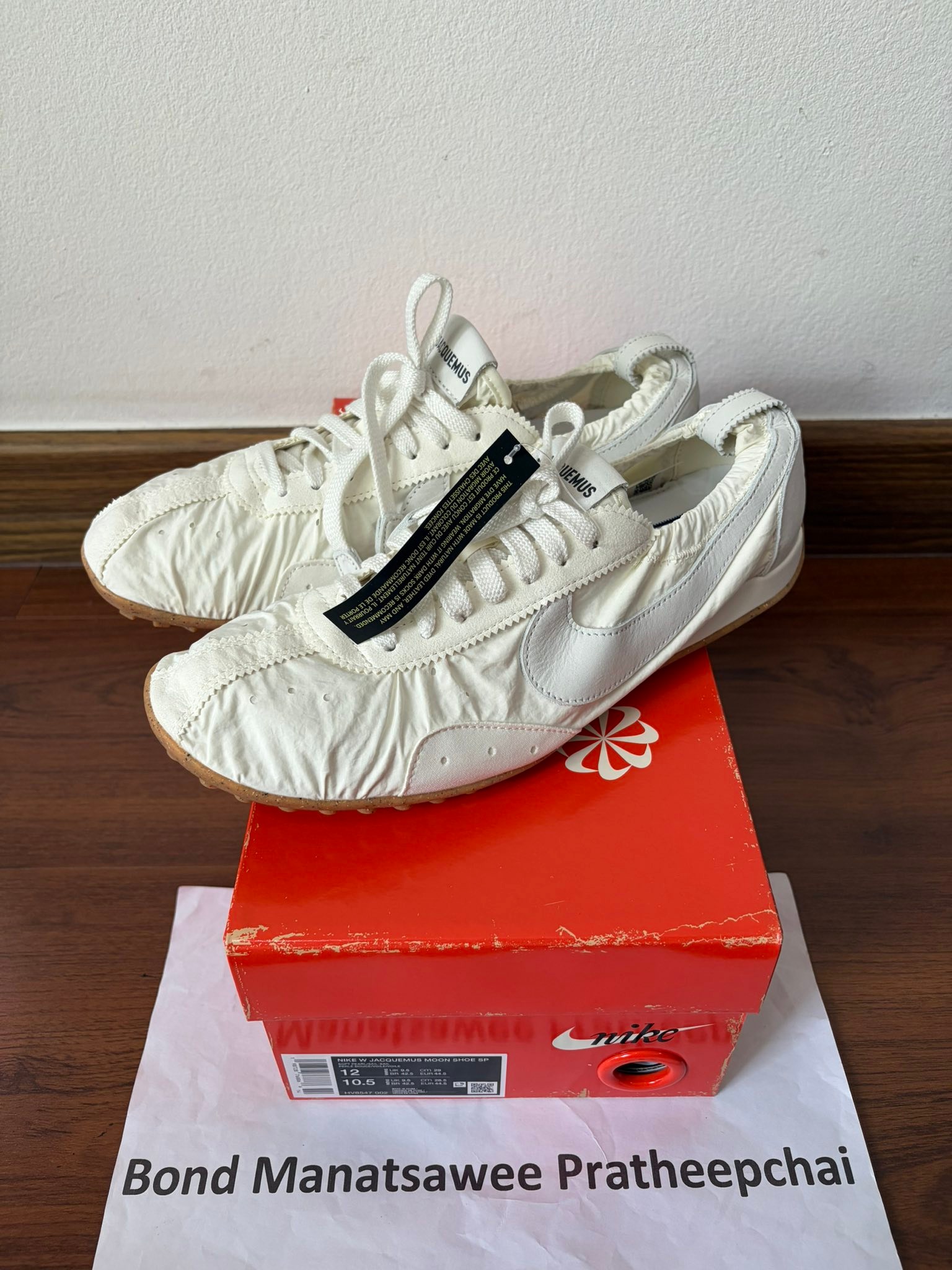 Nike Jacquemus Moon Shoe สีขาว