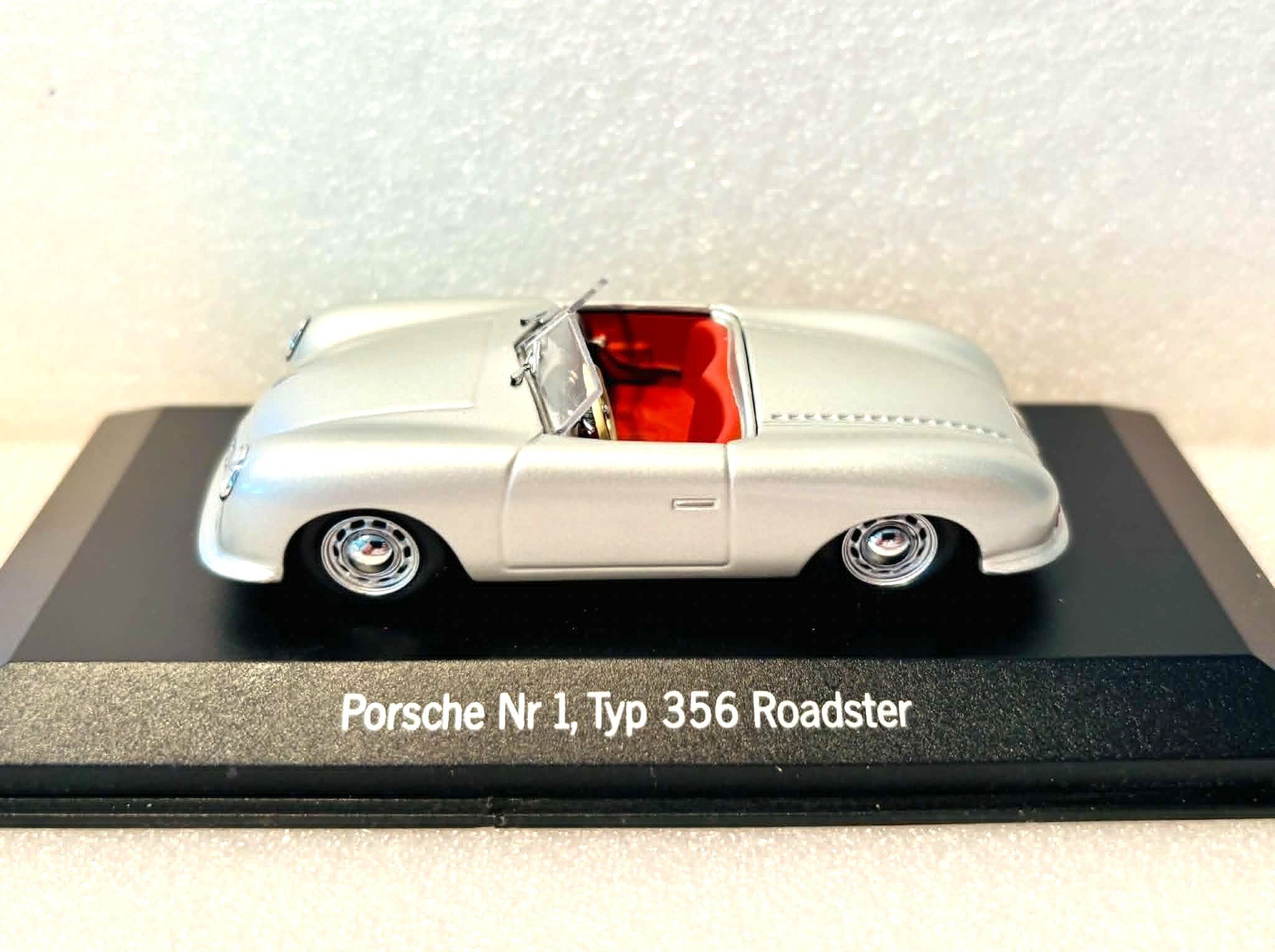 1948 Porsche No.1 Type 356 Roadster model in 1:43 scale