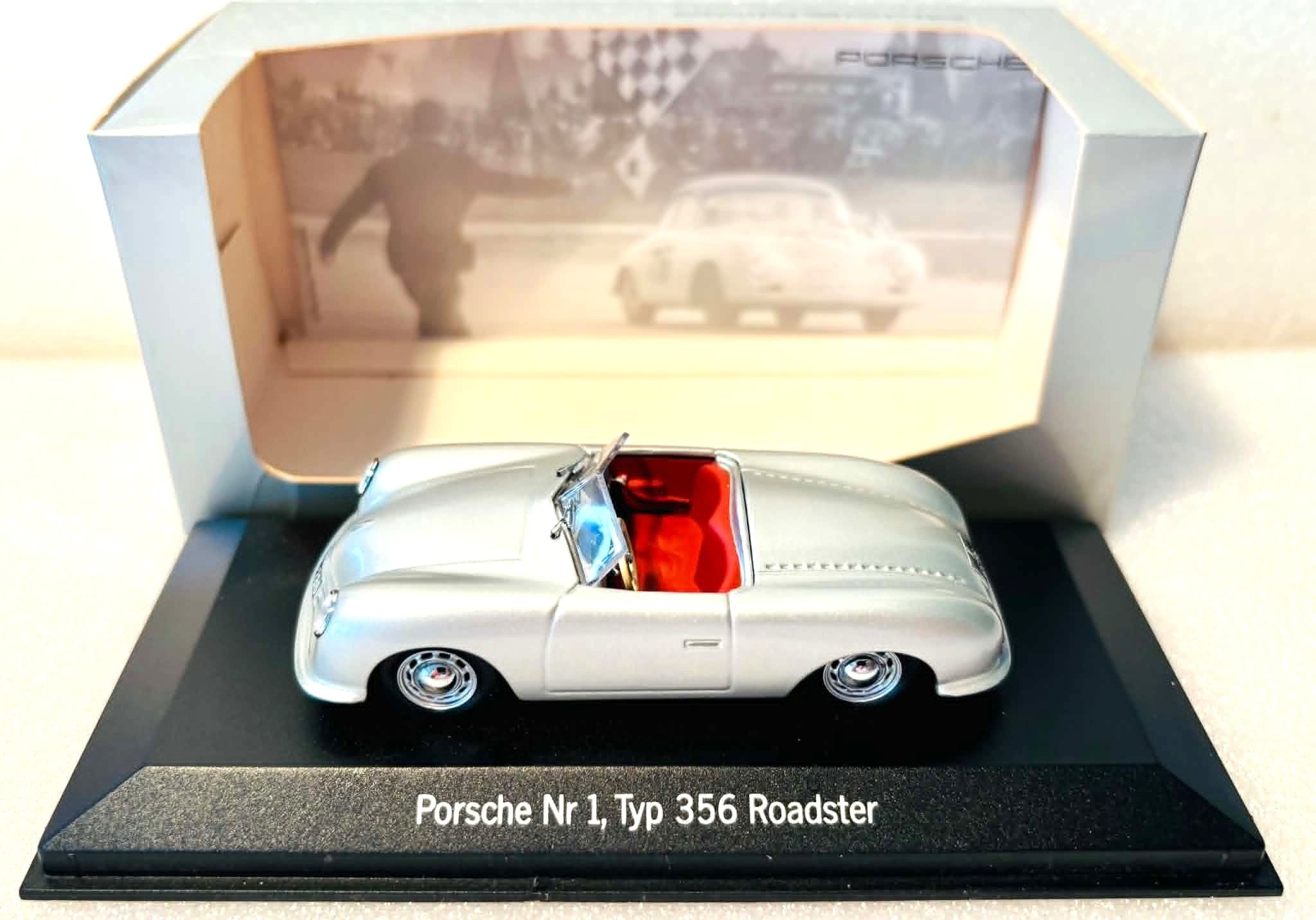 1948 Porsche No.1 Type 356 Roadster model in 1:43 scale