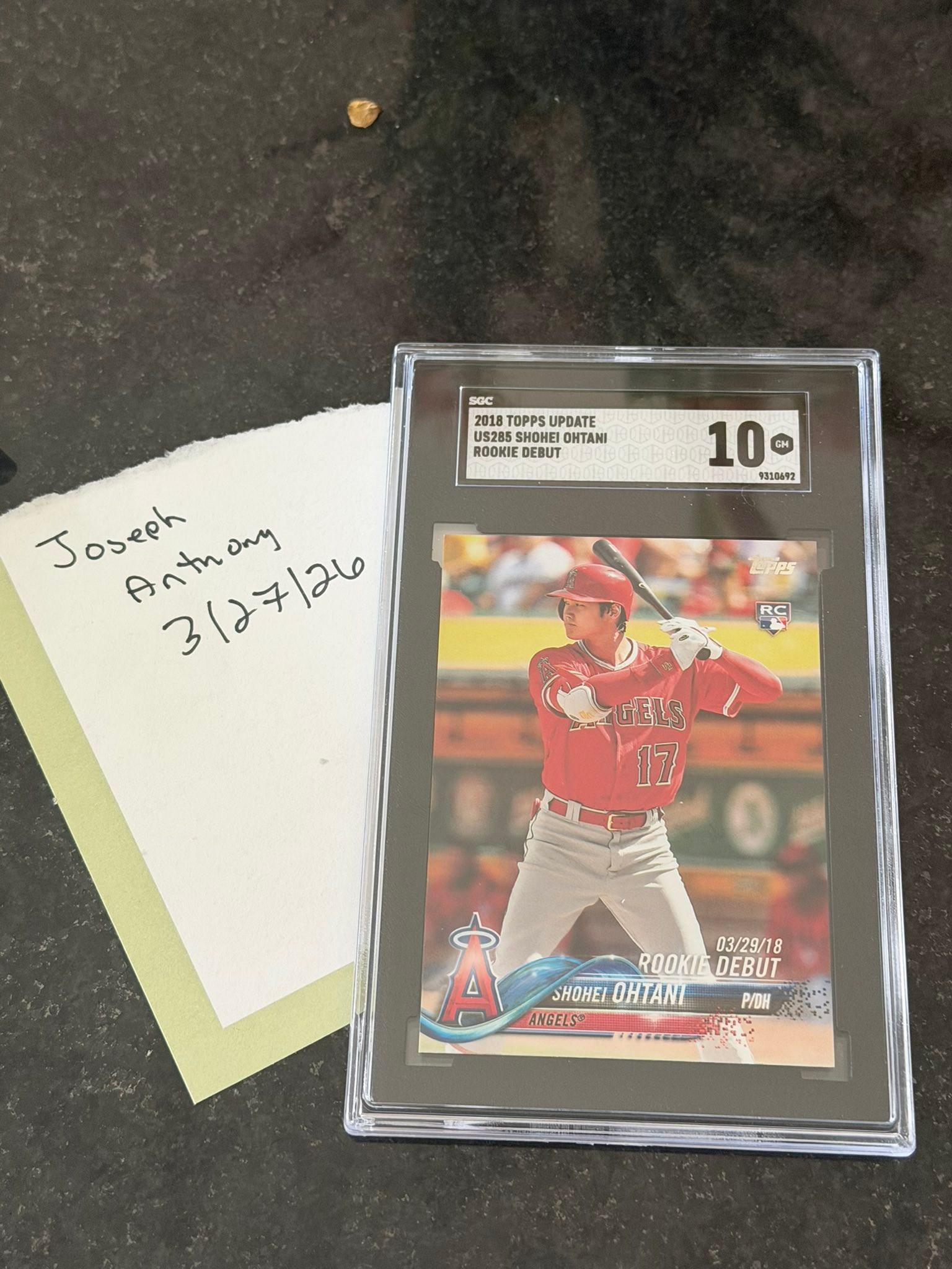 2018 Ohtani rookie debut us285