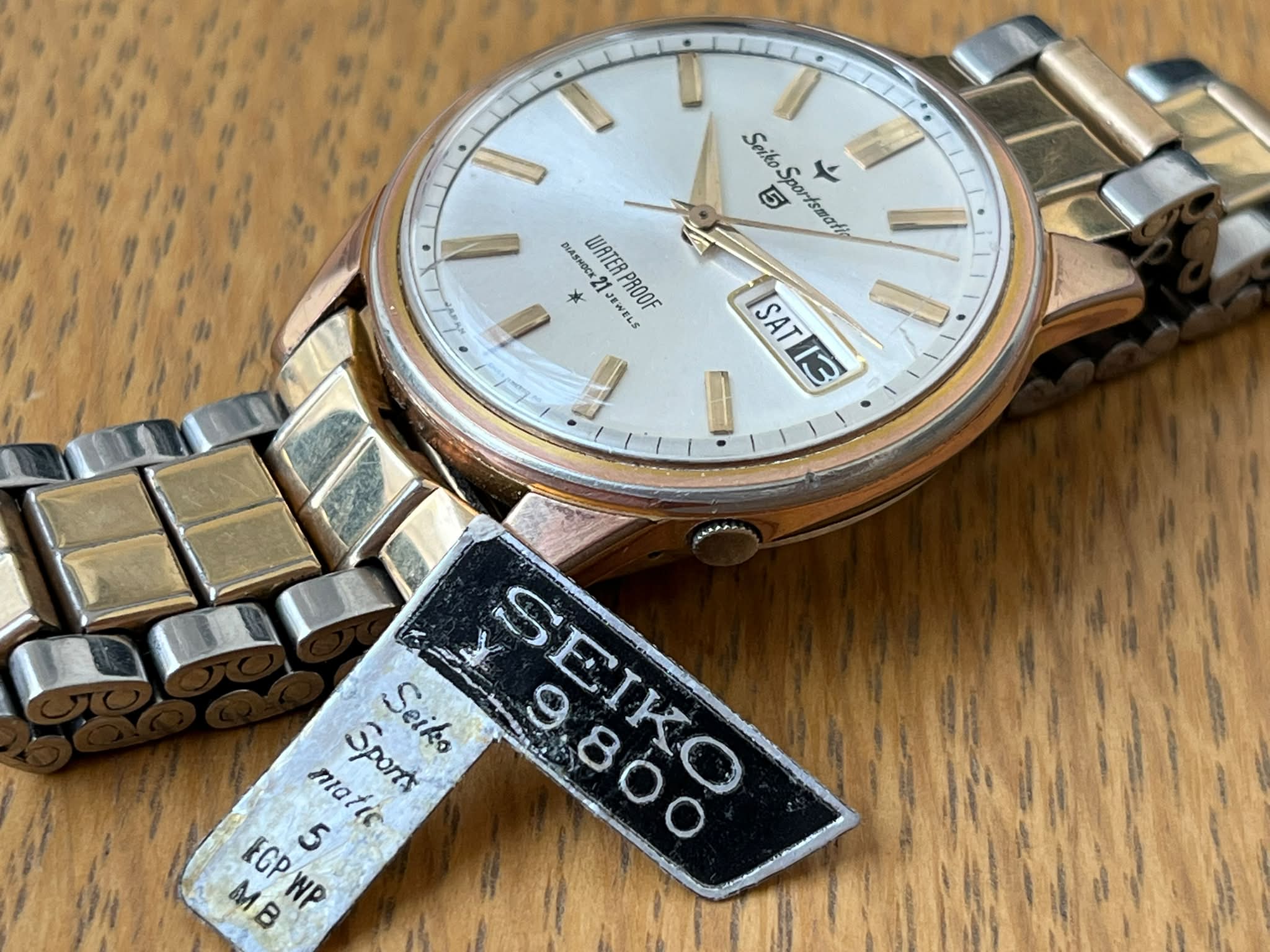 【稼働】Seiko Sportsmatic 5　21石 J13081 Vintage Seiko Sportsmatic 5 J13081 from April 1963 production