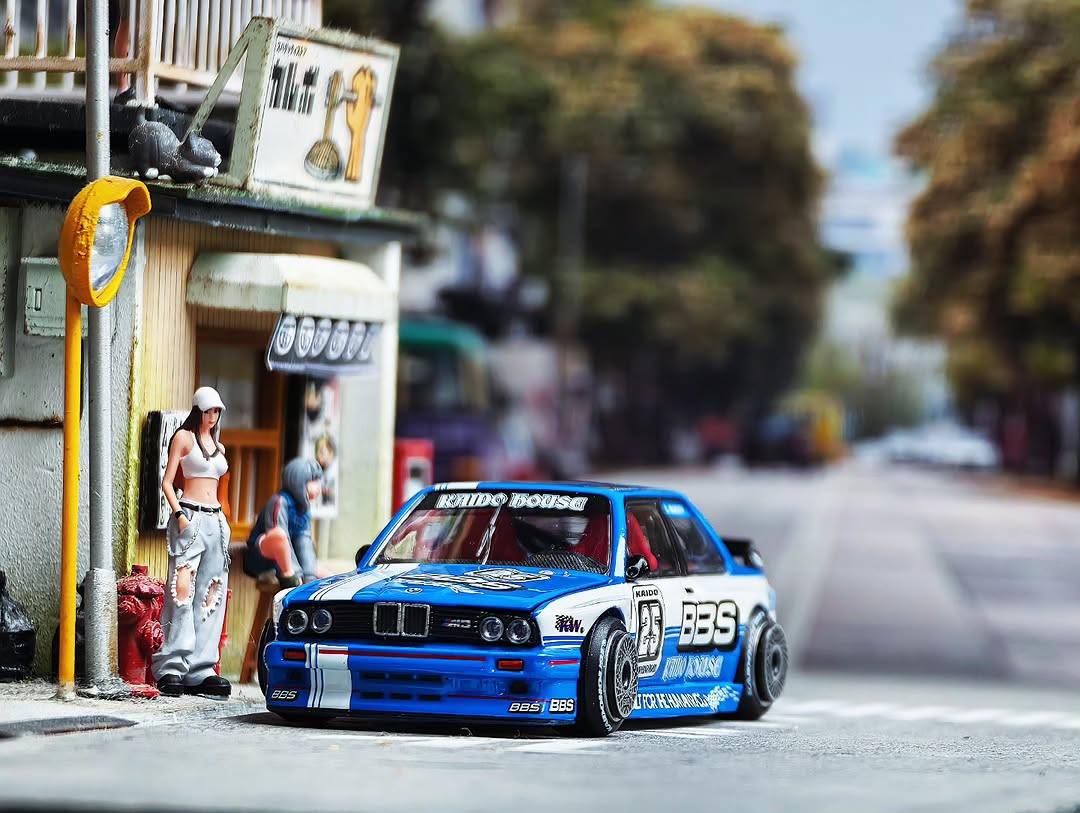 BMW M3 Kaido Touring Champ V1 by MiniGT x Kaido House.