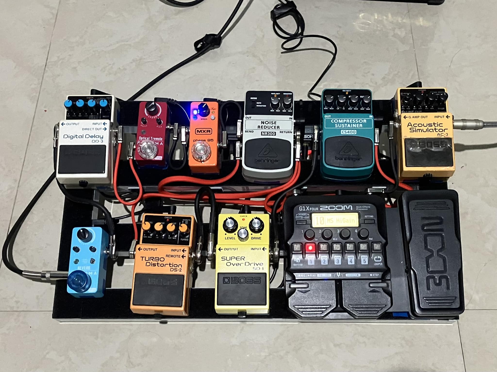 Where should I place the Boss AC-3 in my pedal chain?