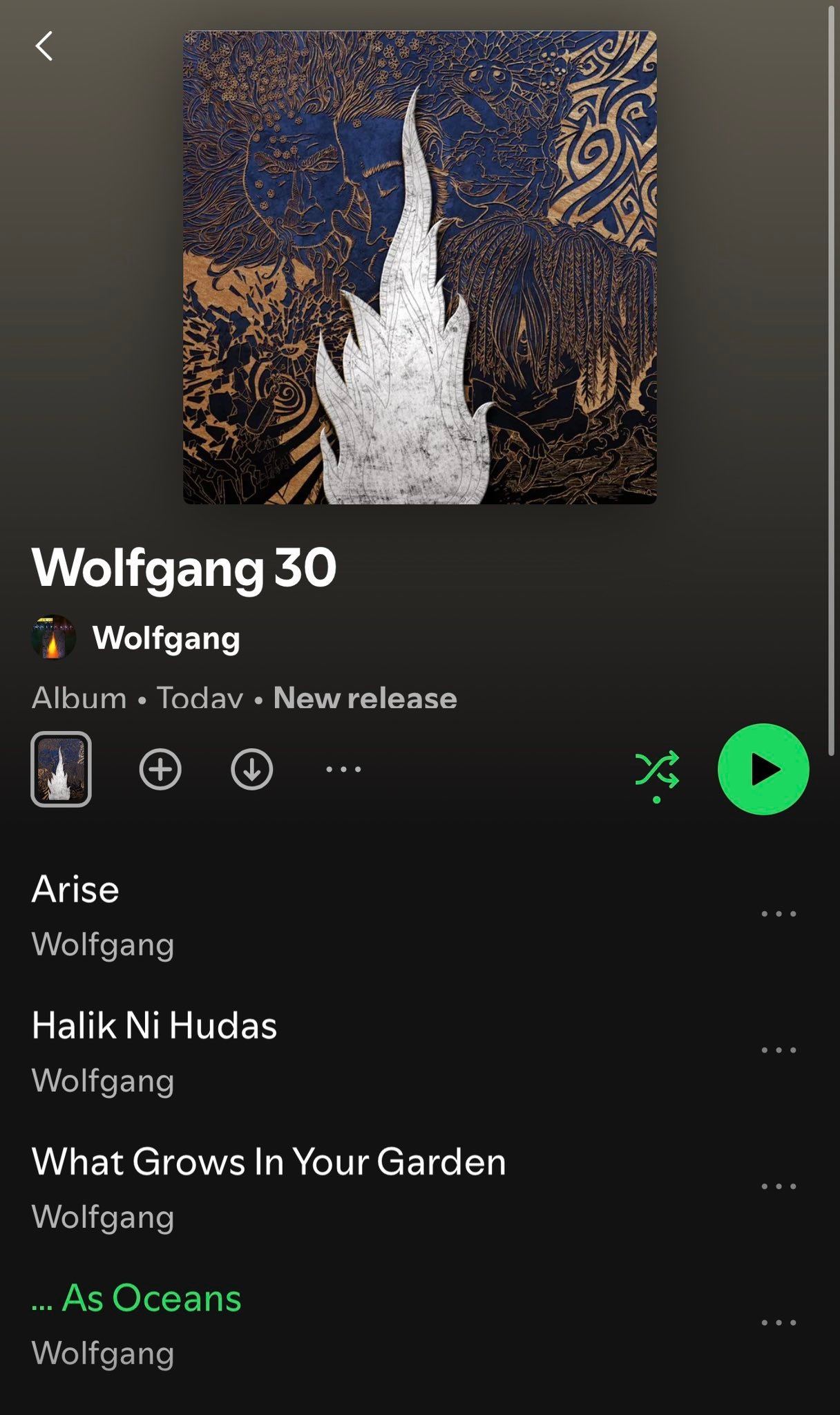 Wolfgang 30 フィリピンの90年代のロックバンド サイン入りアルバム WOLFGANG 30 (re-recorded debut album) is now streaming on all