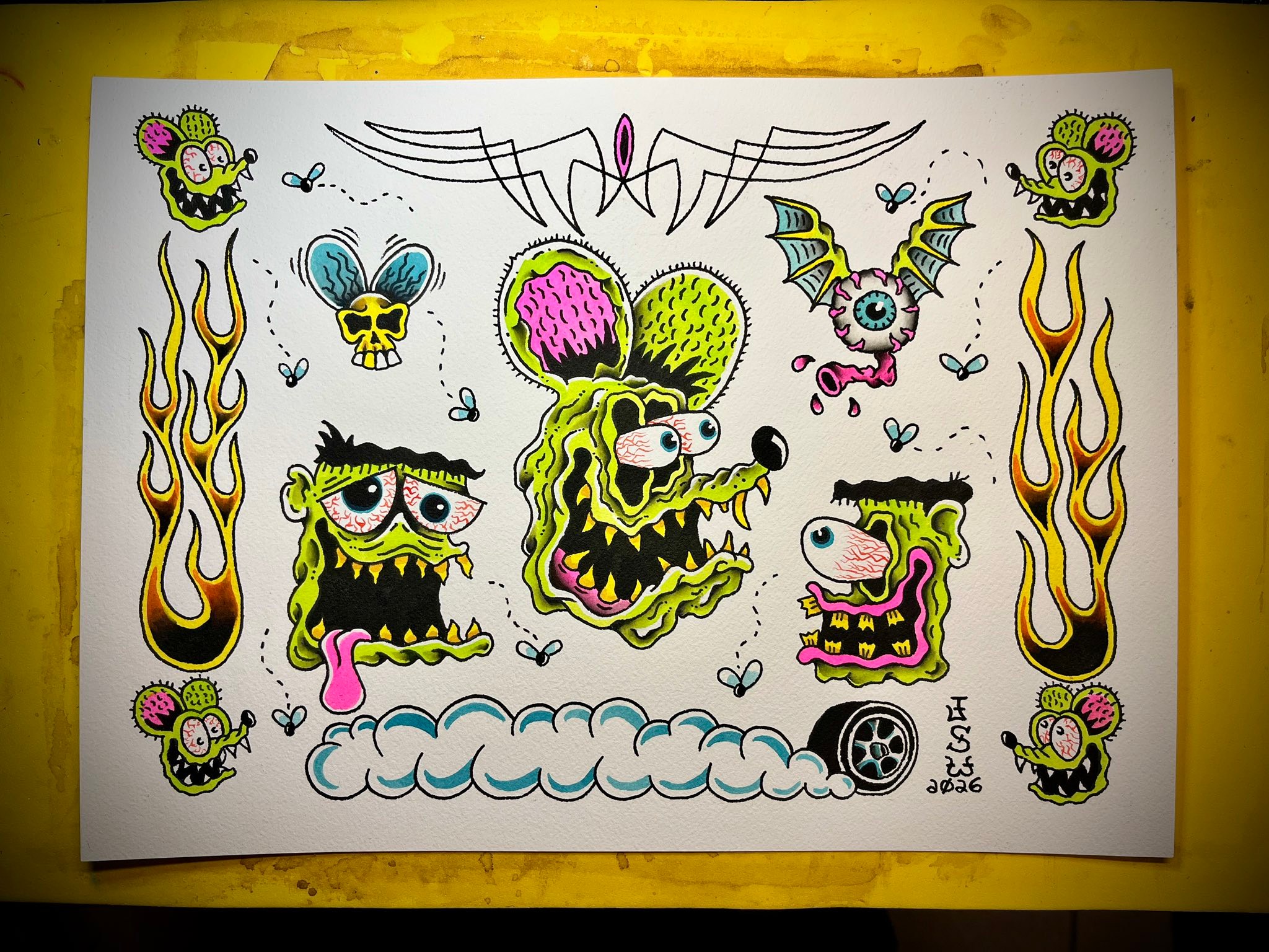 It's finally Rat Fink Friday! Another nice Rat Fink poster. Enjoy