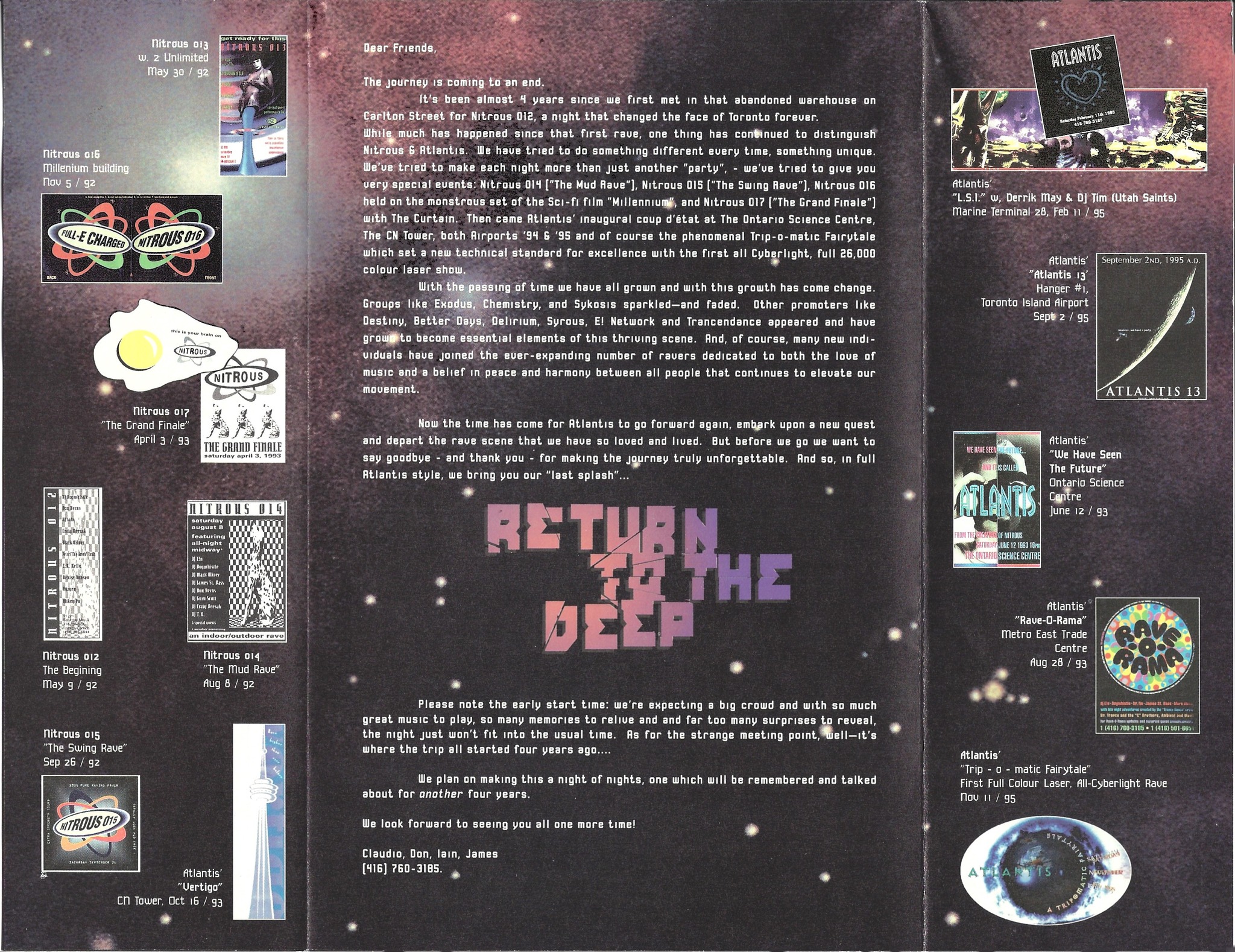 Toronto, ON rave history in 1996