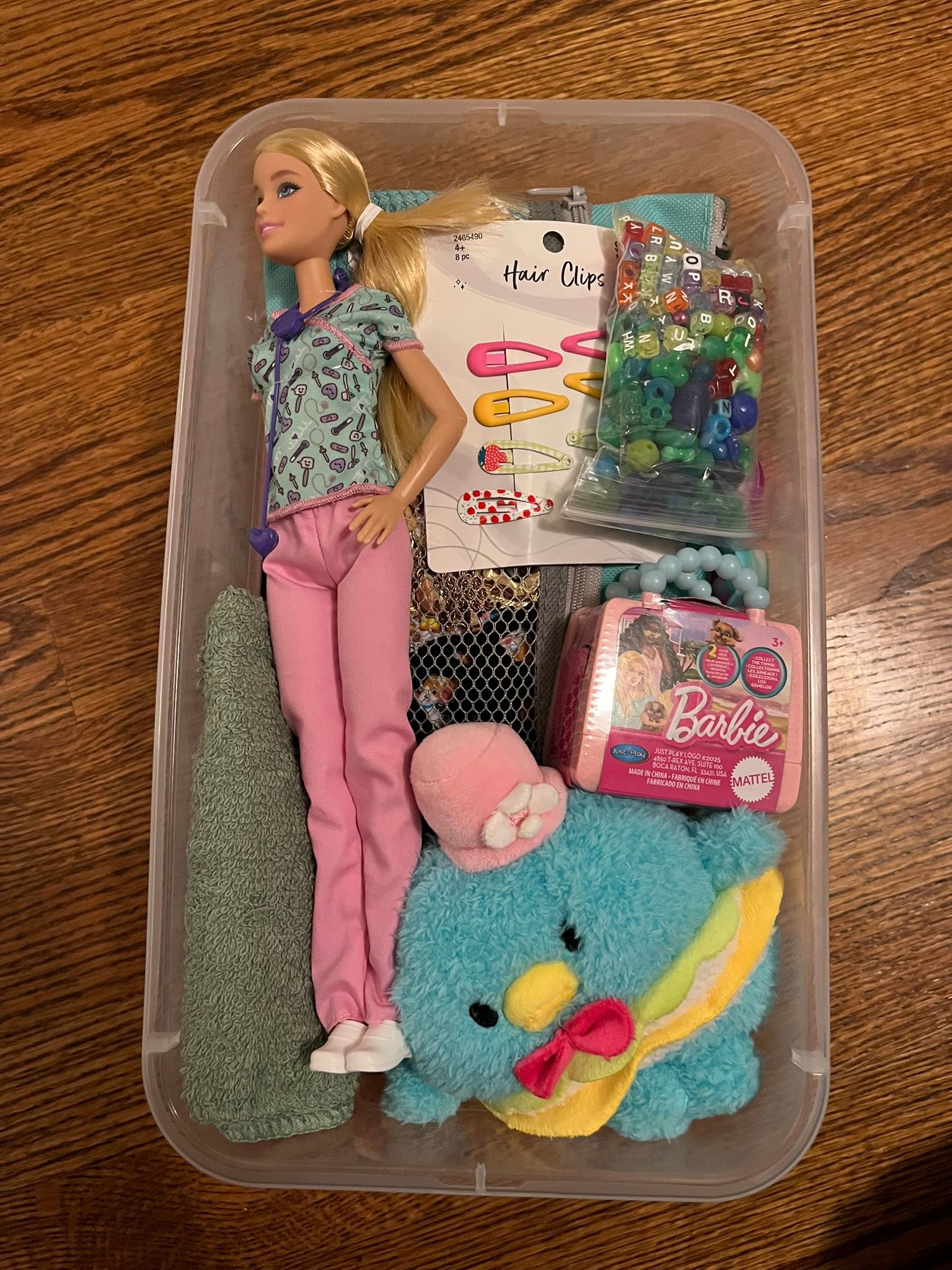 Barbie Mini Barbie Land 5-Pack Fashionistas Dolls - 1.5" Mini Dolls In Nail Polish Tubes, Surprise Reveal