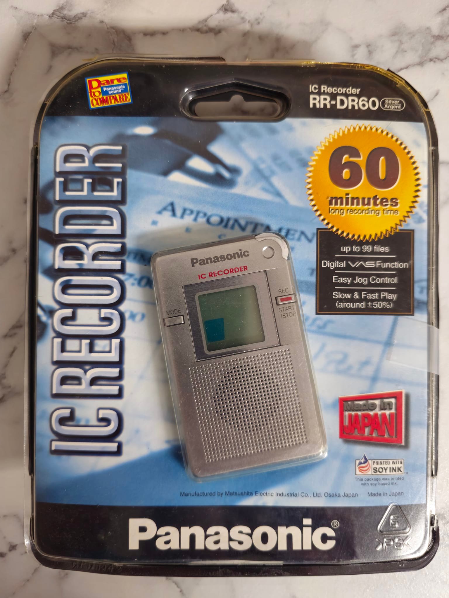 Selling Panasonic RR-DR60 recorders, brand new and used, with 