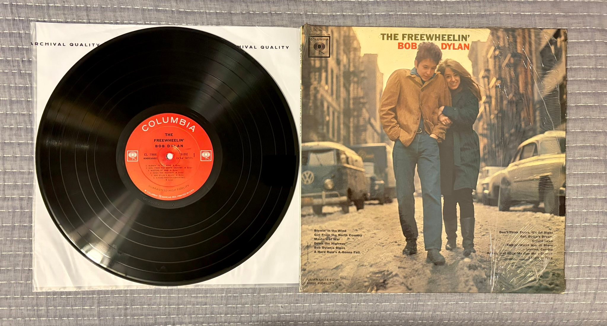 Rare Bob Dylan Freewheelin