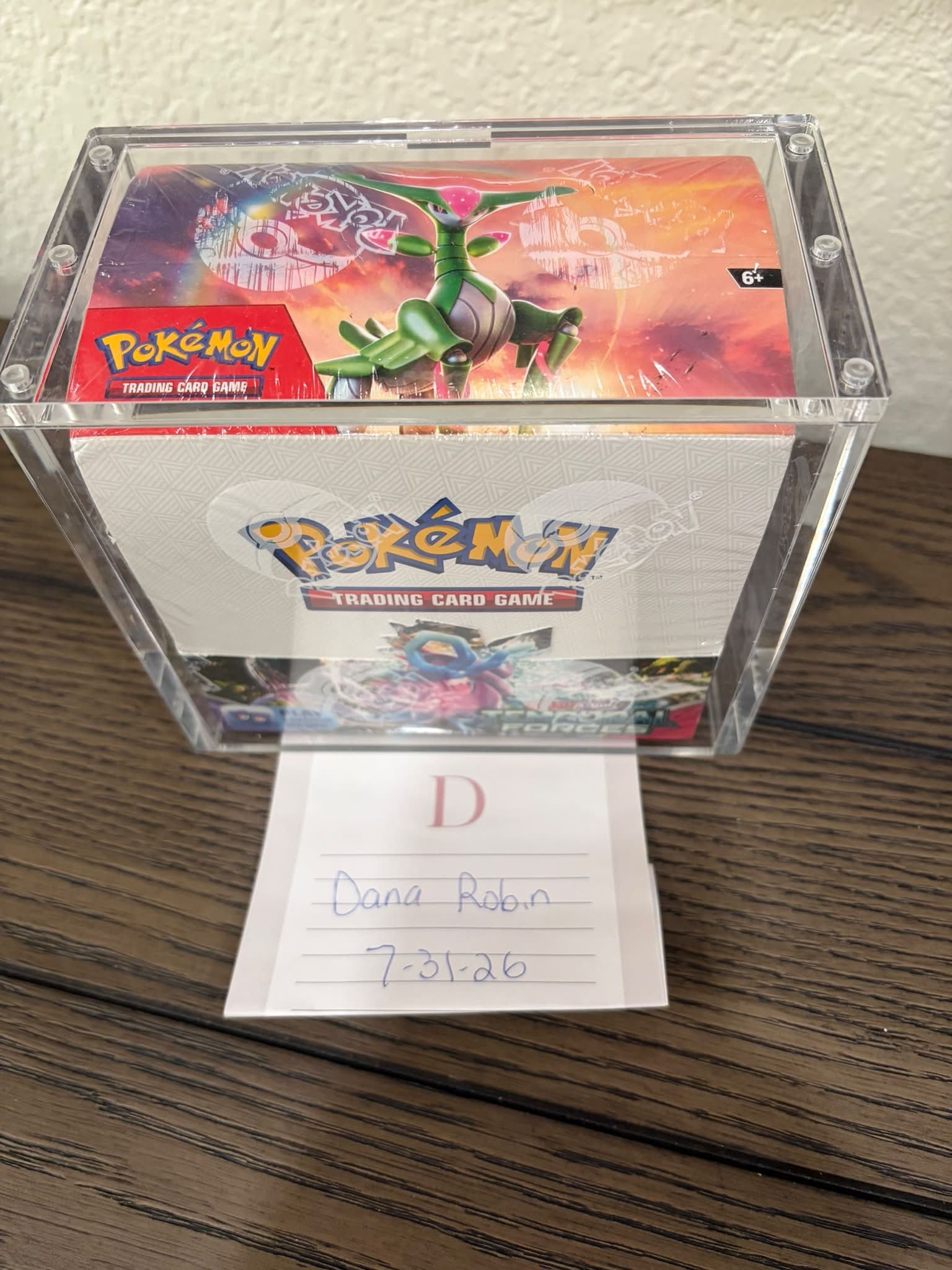pokemon temporal forces booster box case 6 Includes 36 Pokmon TCG Pokemon Scarlet & Violet Temporal