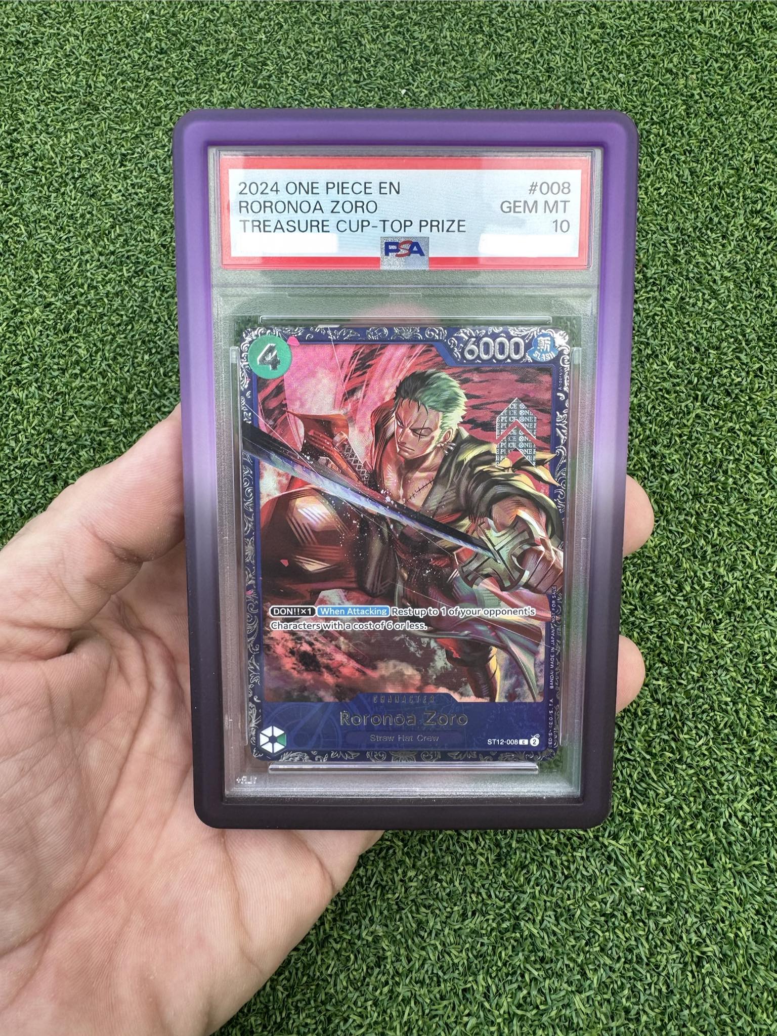 ワンピース ゾロ Treasure Rare フランス語 PSA10 I have this french treasure rare zoro on ebay if anyone interested