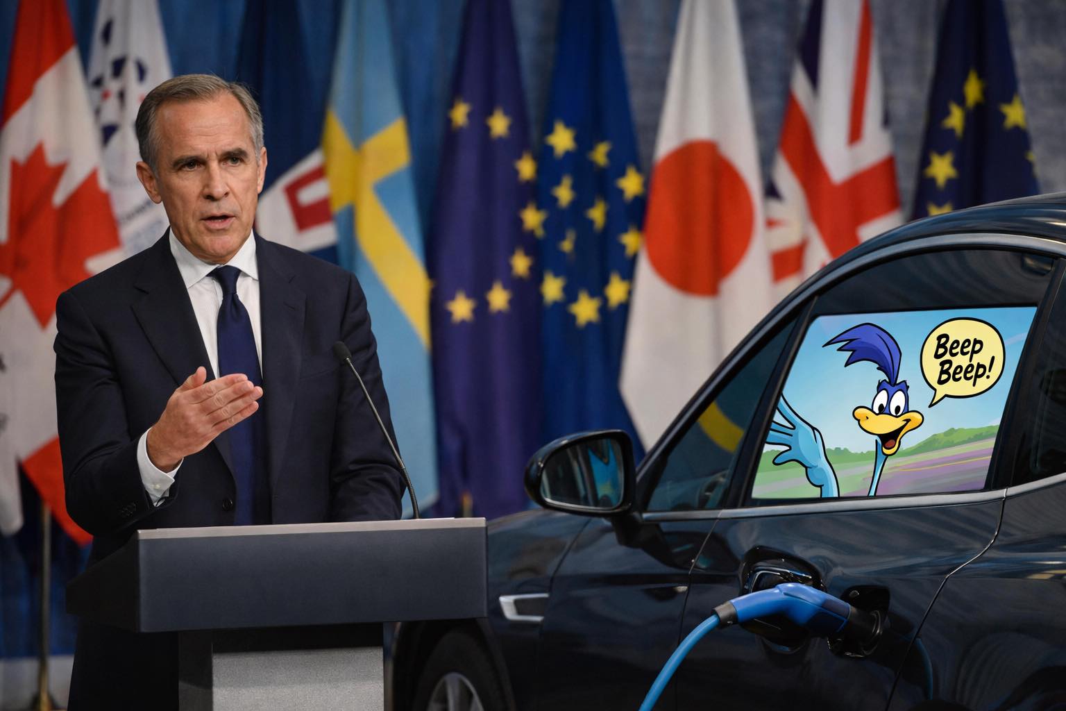 Steve - 🇨🇦🇺🇸🇨🇳 BEEP BEEP! When Mark Carney uses the words: “new world ...