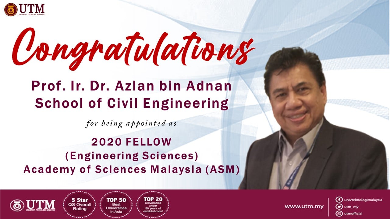 Congratulations to... - Faculty of Civil Engineering, UTM