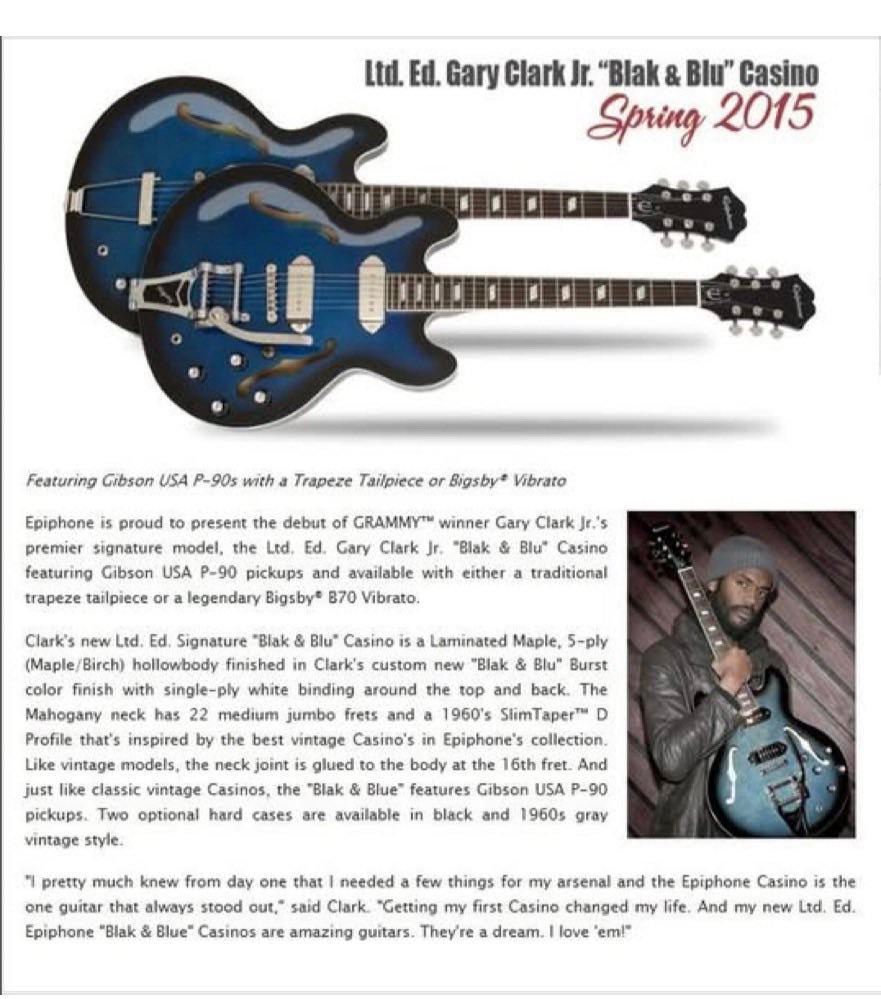 My 2017 Gary Clark Jr signature