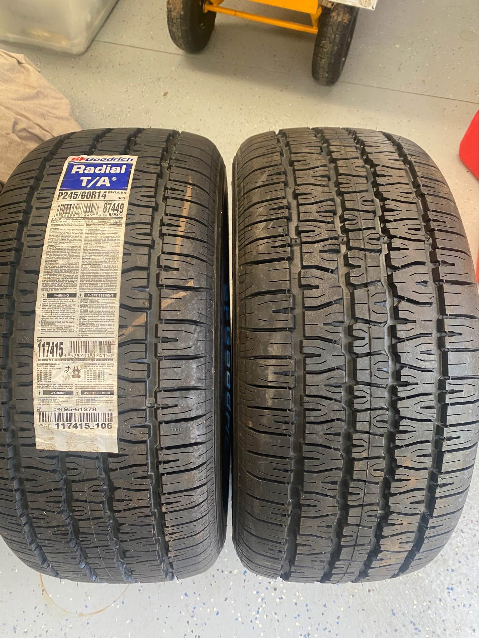 でい $45 each Size- 175×70R14 2 × tyres Brand - Dunlop Remove from the