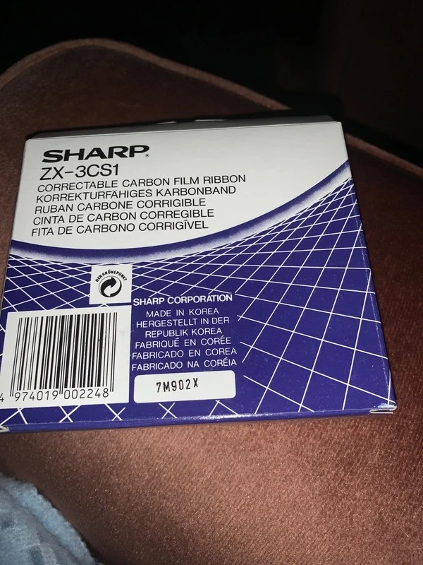 Are vintage Sharp typewriter ribbons valuable?
