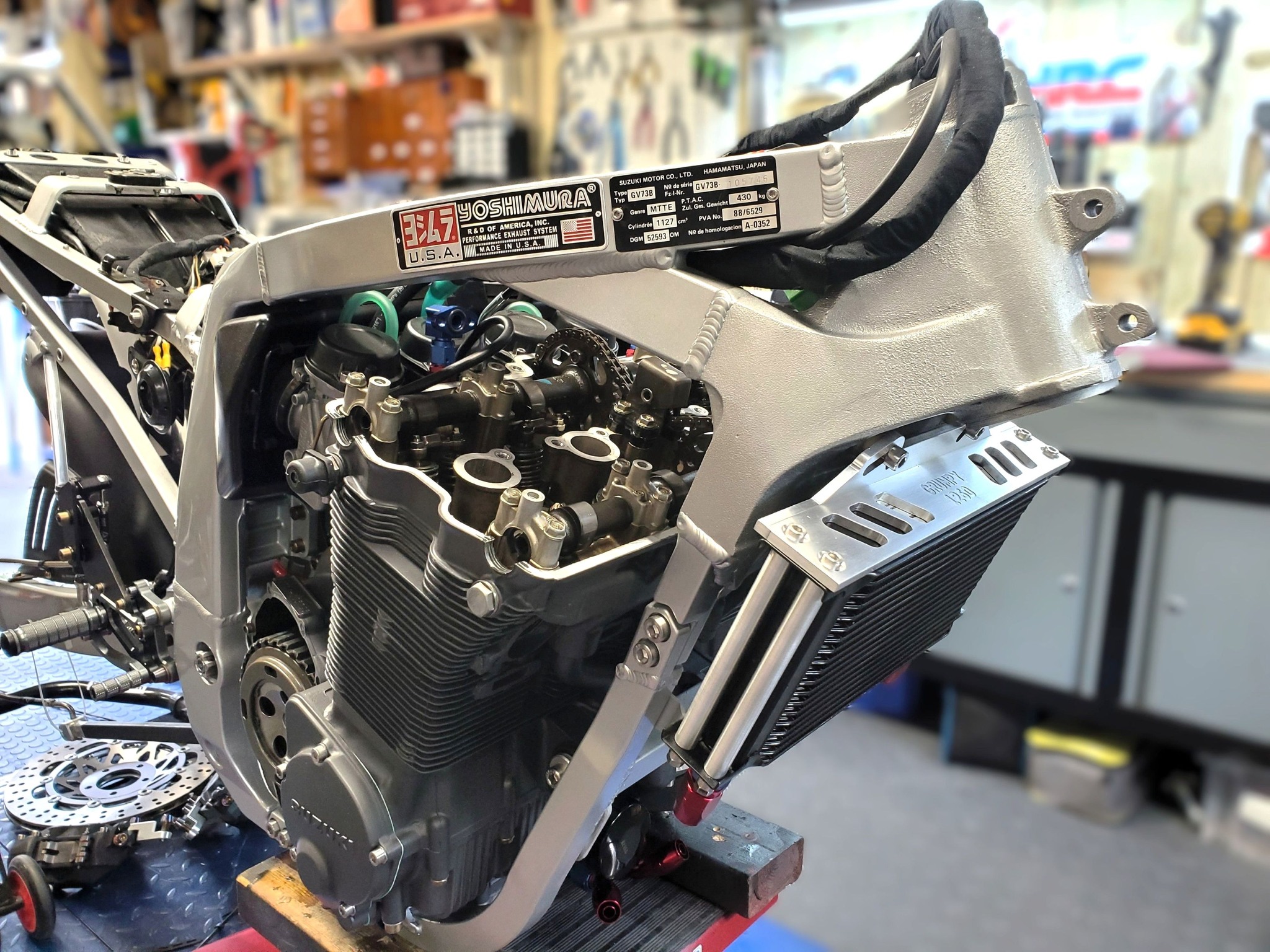 Question wat year Gsxr did they change the oil cooler from liquid