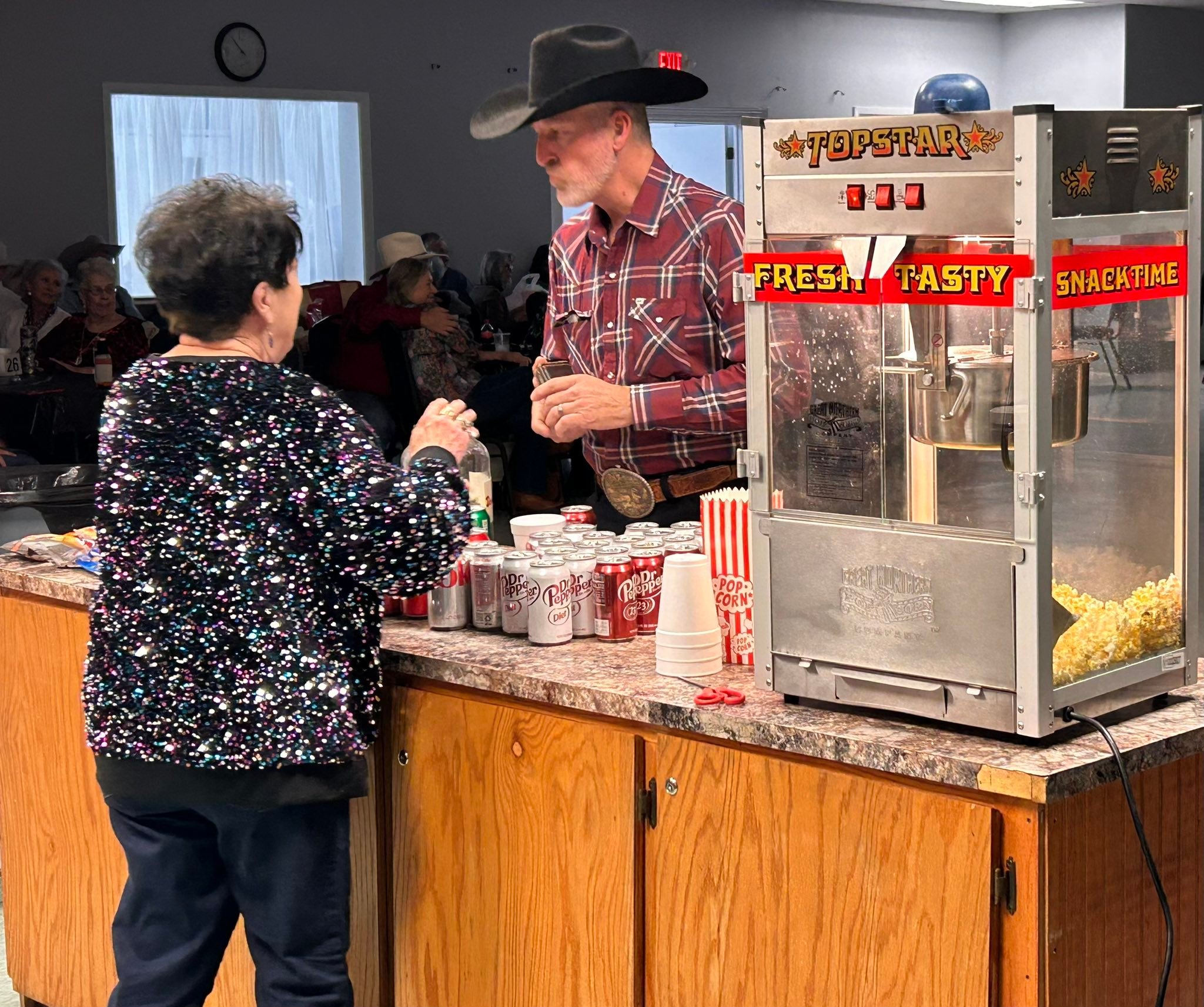 Tracy - Jake Hooker at the Concession Stand | Facebook