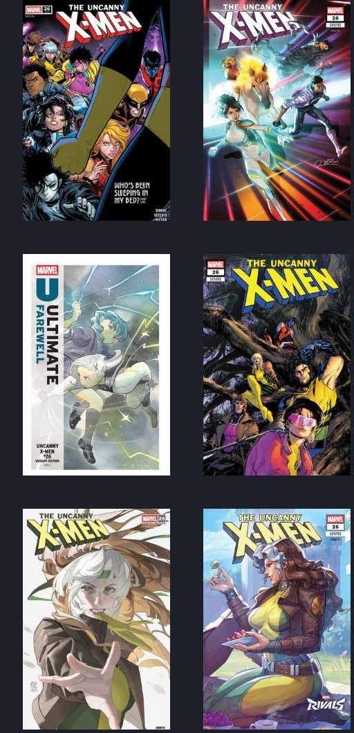 New cover “Uncanny X-Men” issue 26 Ultimate Farewell Variant