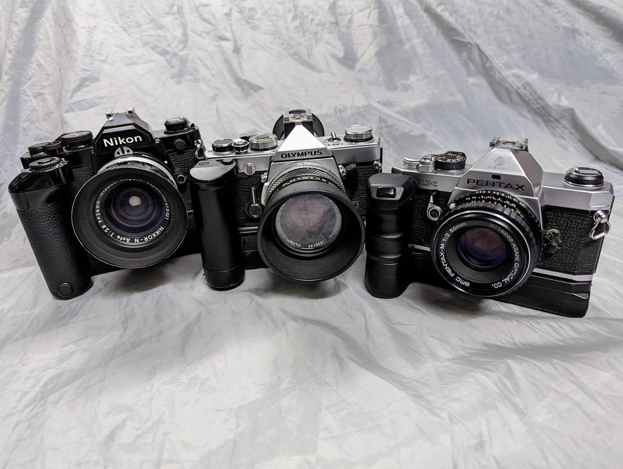 At their prime time, I used to confuse this Olympus with my Pentax ME.