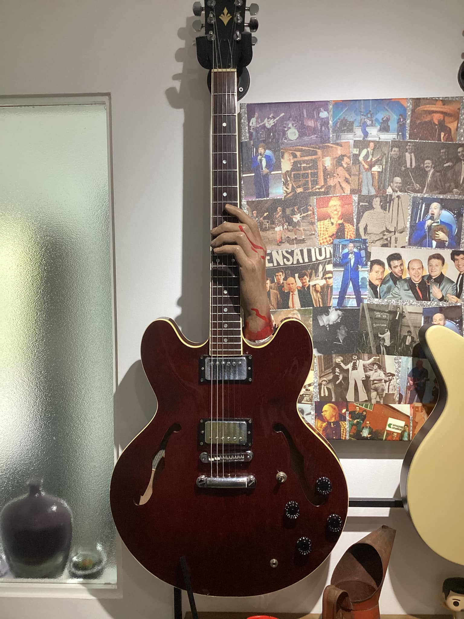 Aria gl350. Guild D50 copy. They nailed it! The sound and look!