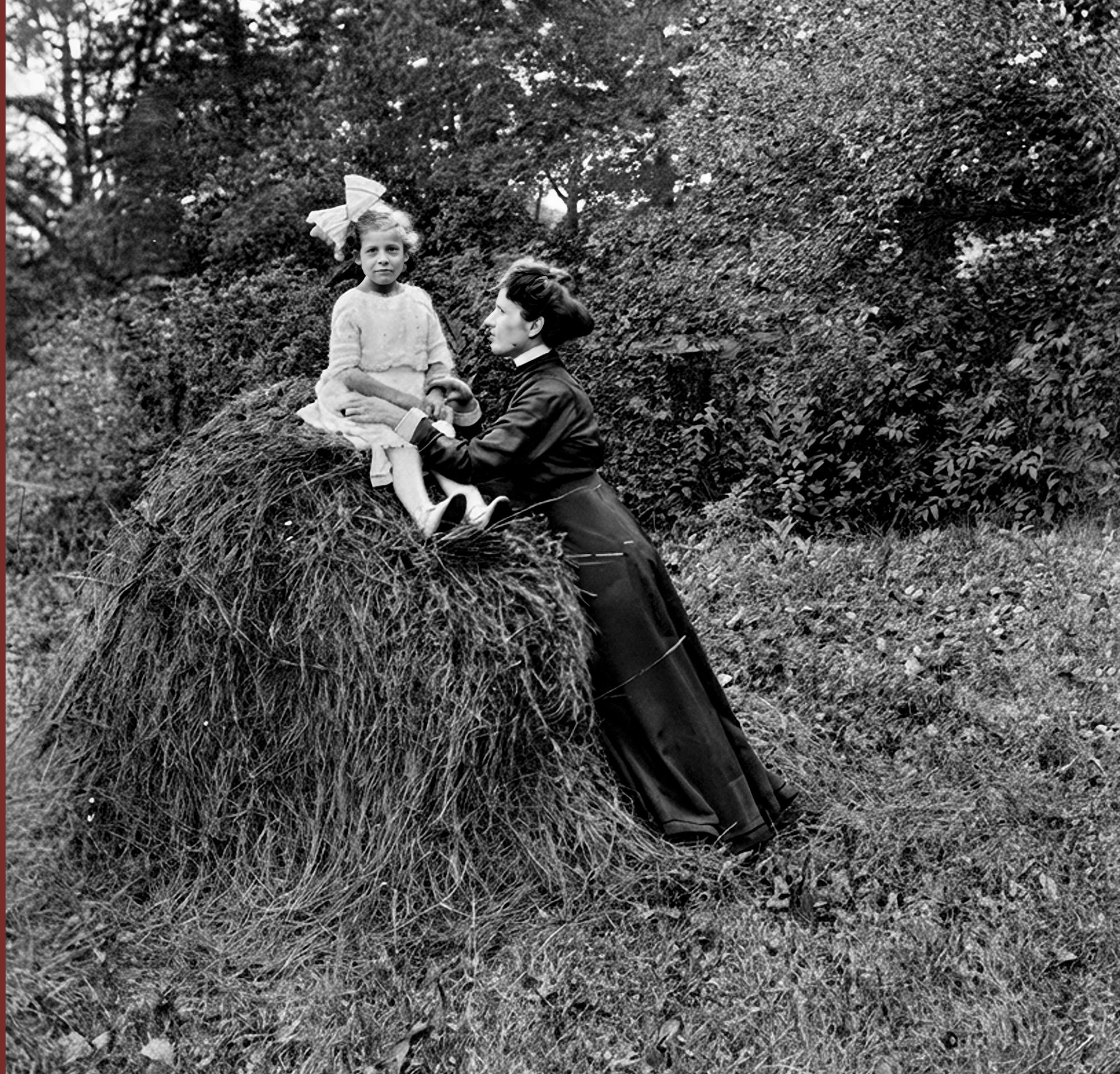 Everything Victorian & Edwardian | Girl on a haystack | Facebook